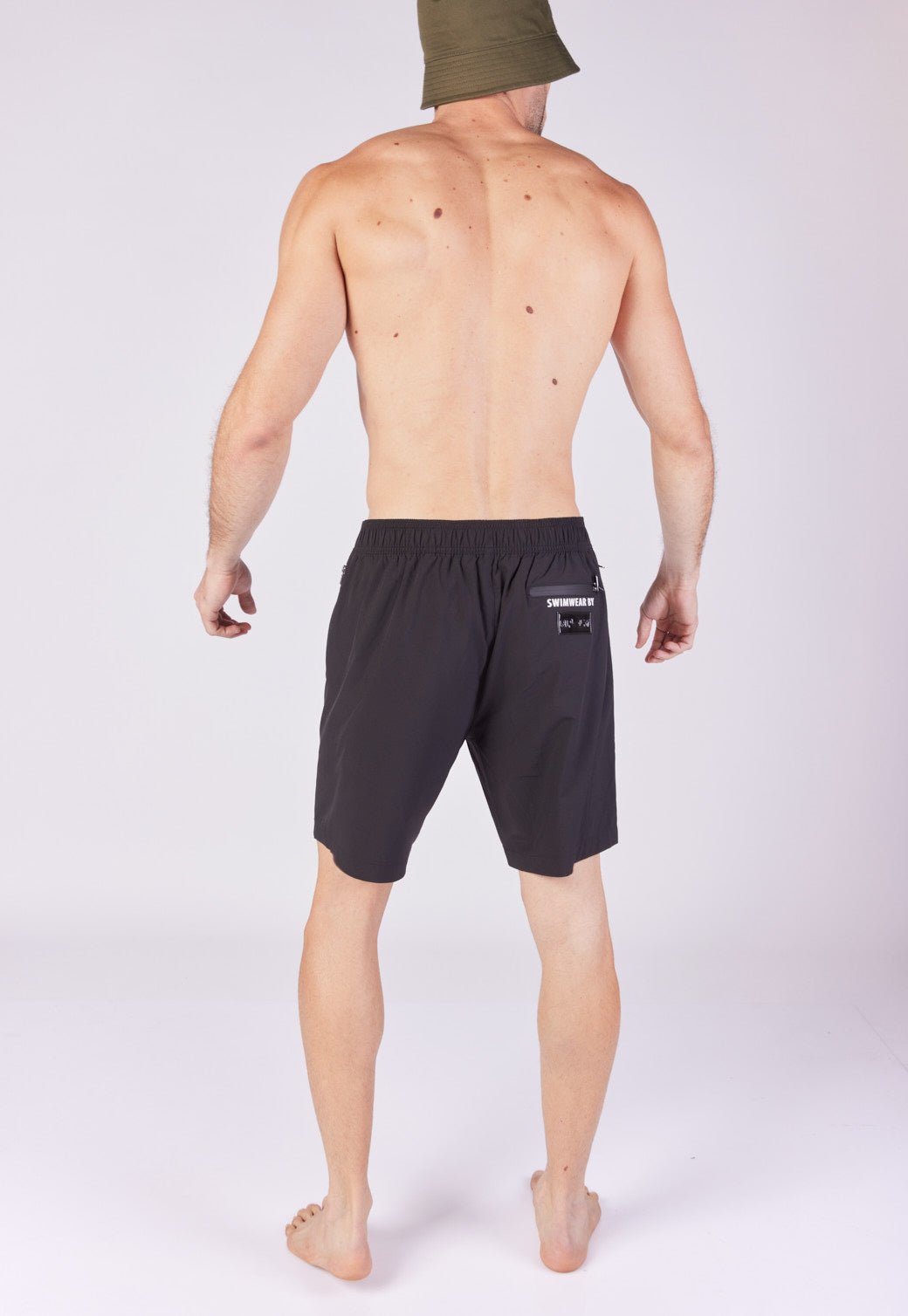 מכנסי בגד ים עם לוגו שרוך גברים - Replay