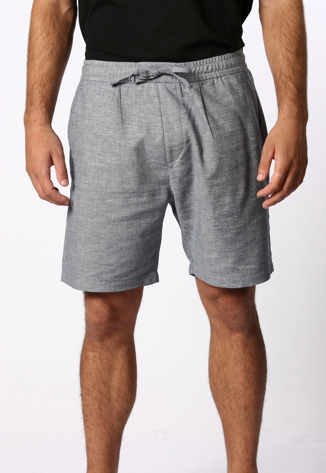 מכנסי פשתן קצרים גברים - Replay