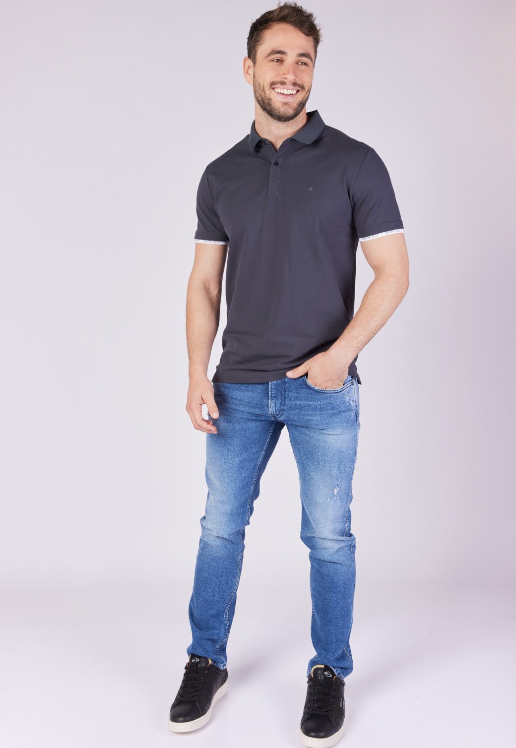 מכנסי ג'ינס בגזרת Slim גברים - Replay