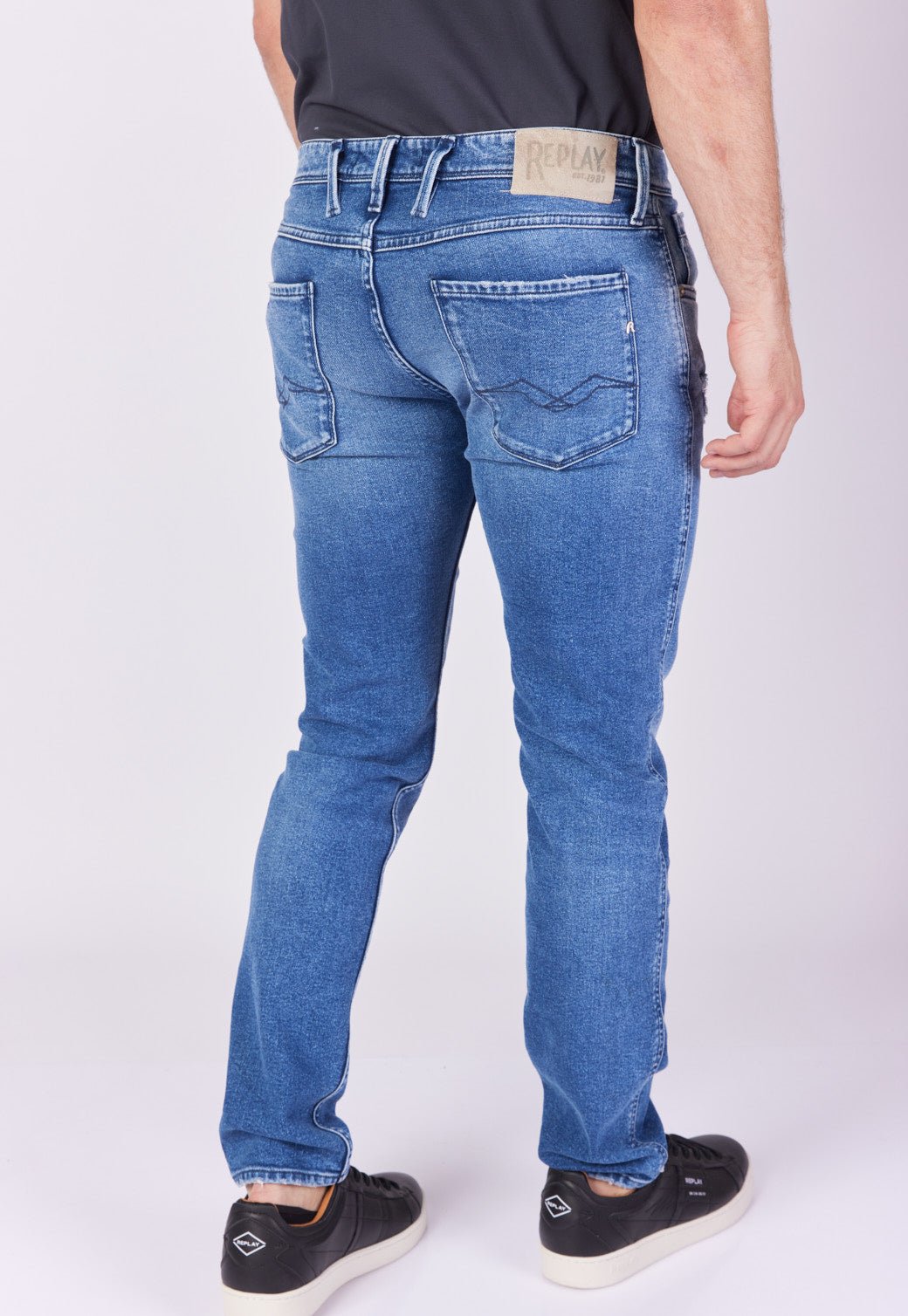 מכנסי ג'ינס בגזרת Slim גברים - Replay