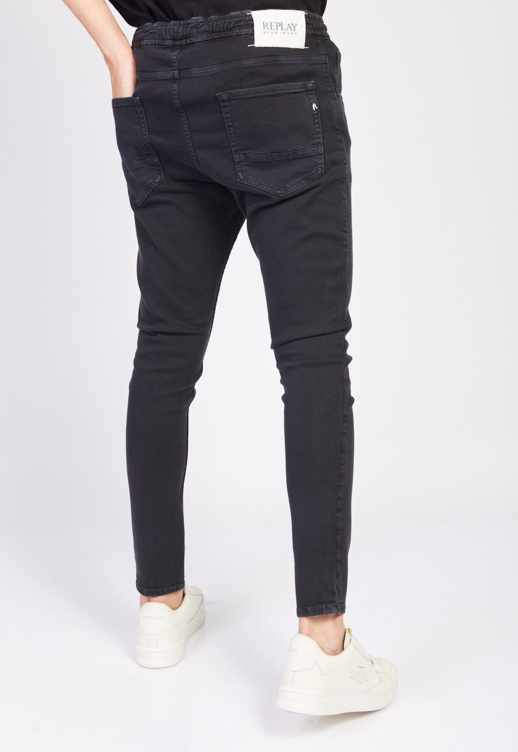 מכנסי ג'ינס עם גומי גברים - Replay