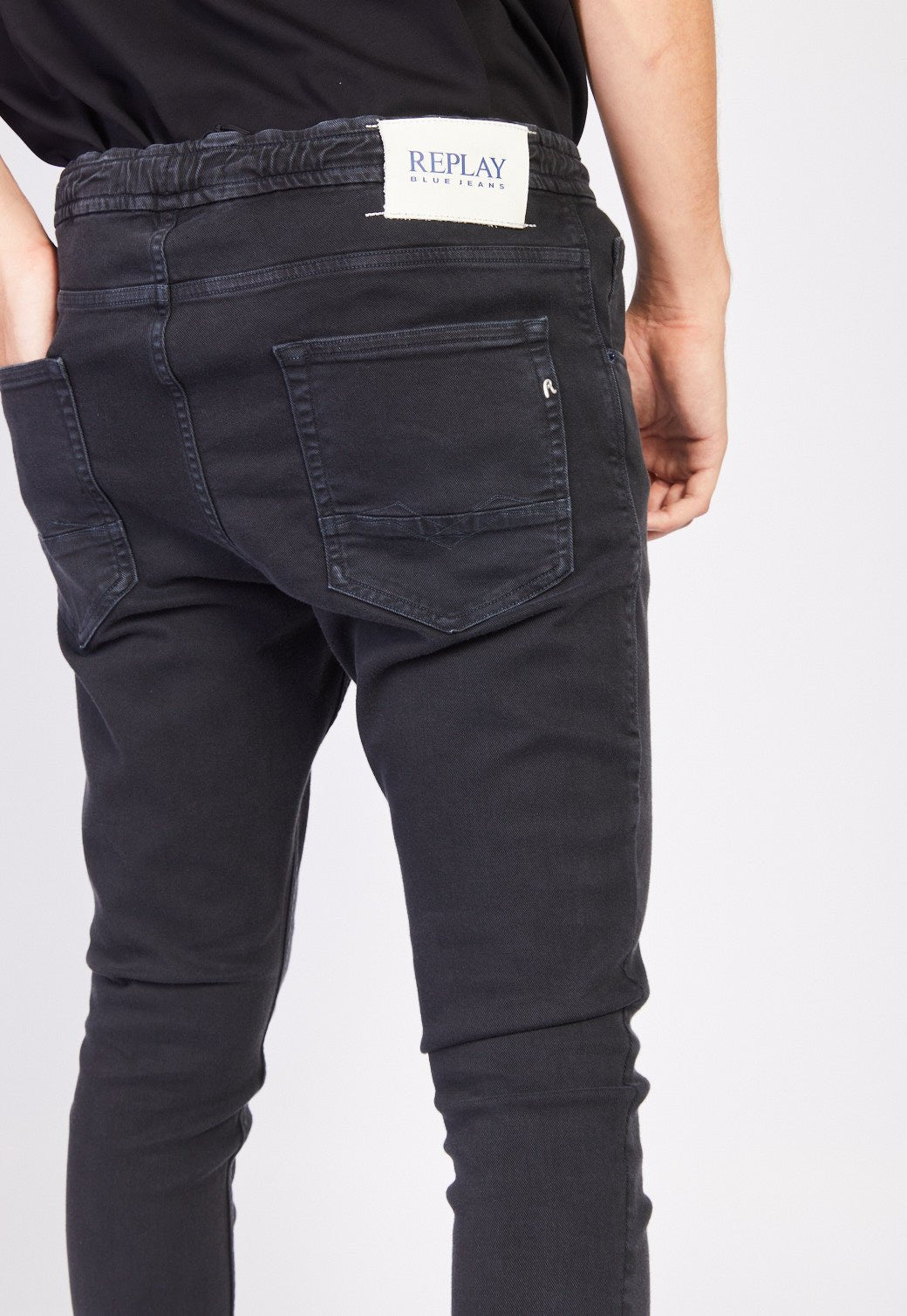 מכנסי ג'ינס עם גומי גברים - Replay
