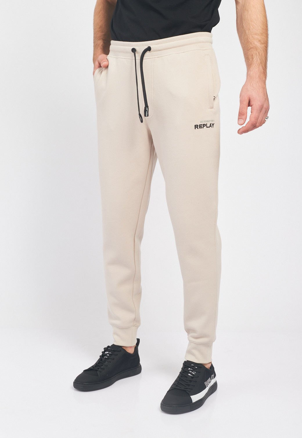 מכנסי טרנינג ארוכים עם כיסים גברים - Replay