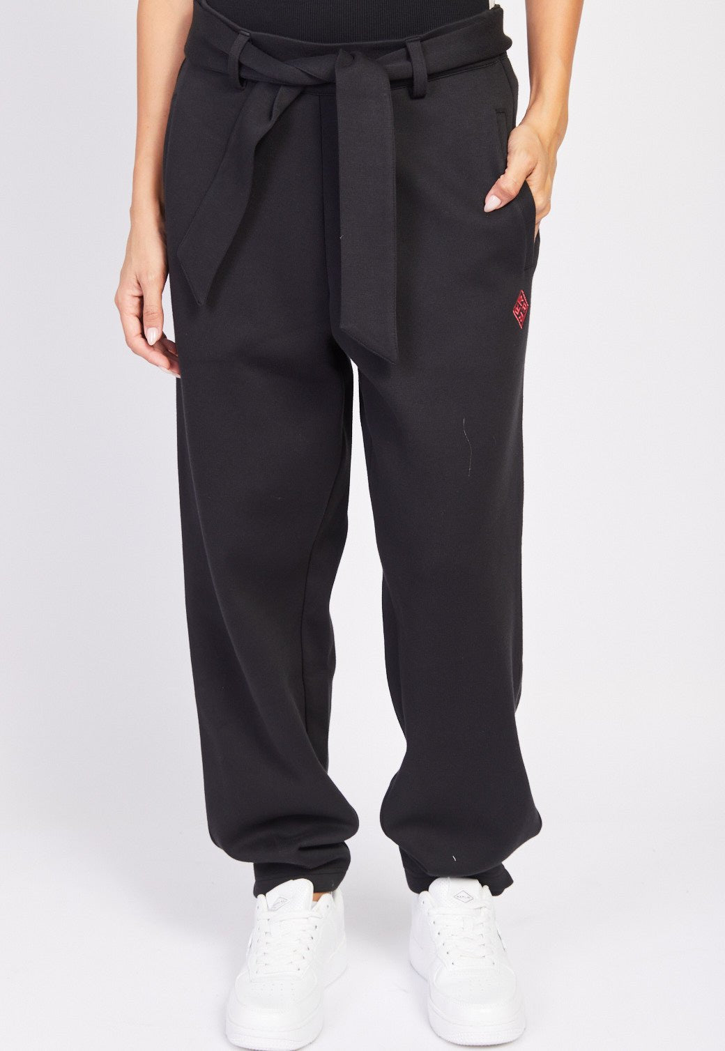 מכנסי טרנינג עם קשירת מותן נשים - Replay