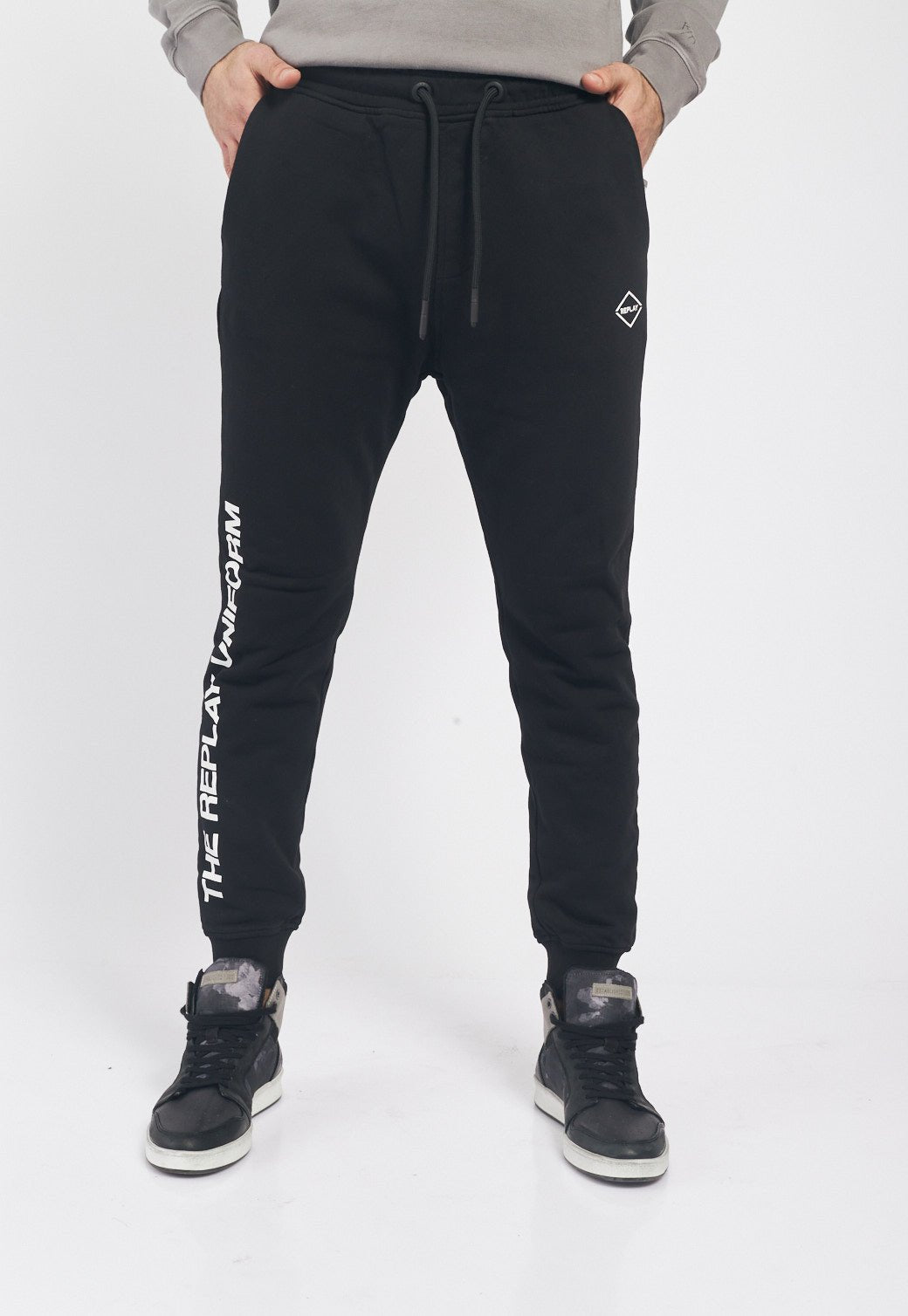 מכנסי טרנינג עם לוגו גברים - Replay