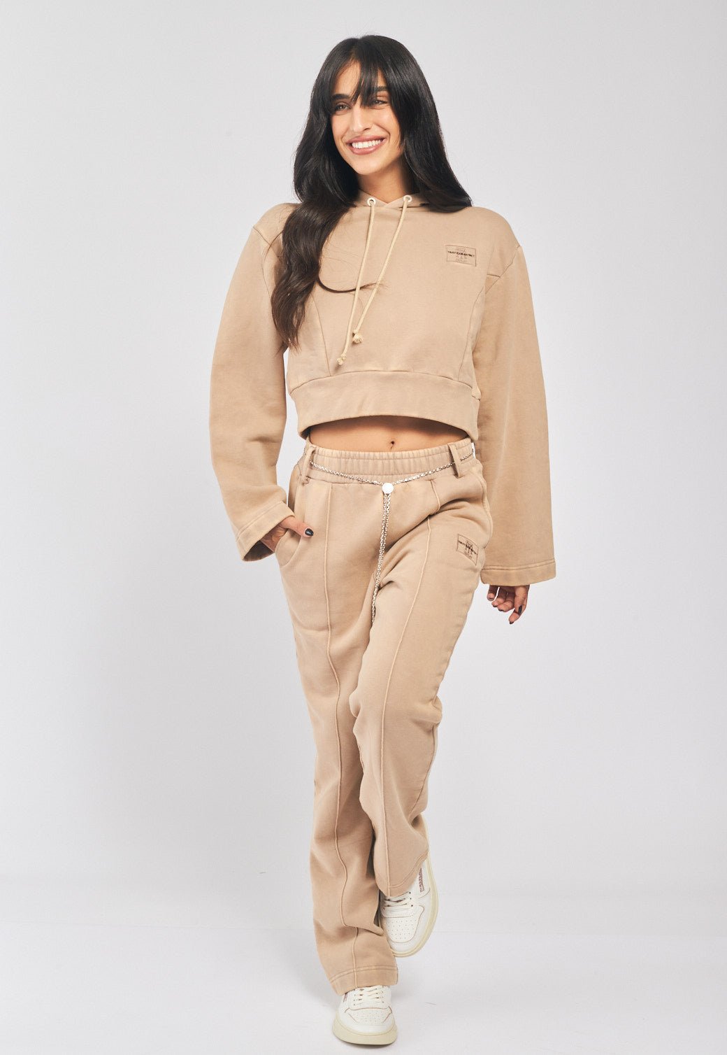 מכנסי טרנינג עם שרשרת בחגורה נשים - Replay