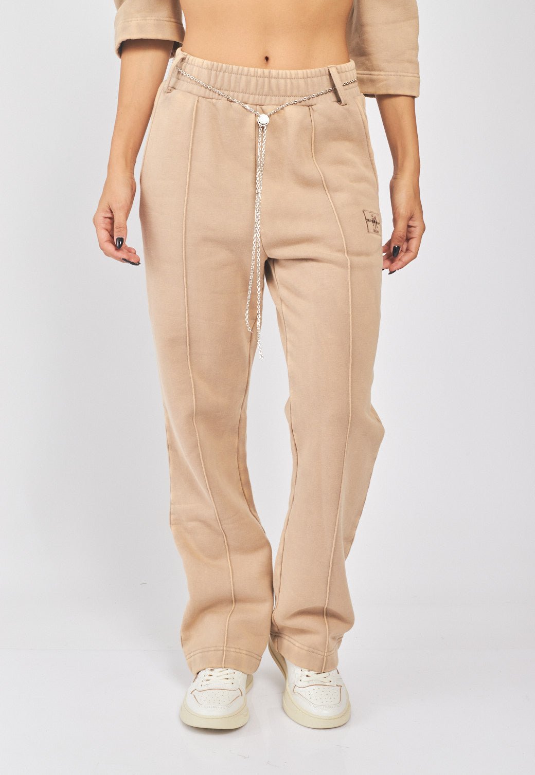 מכנסי טרנינג עם שרשרת בחגורה נשים - Replay