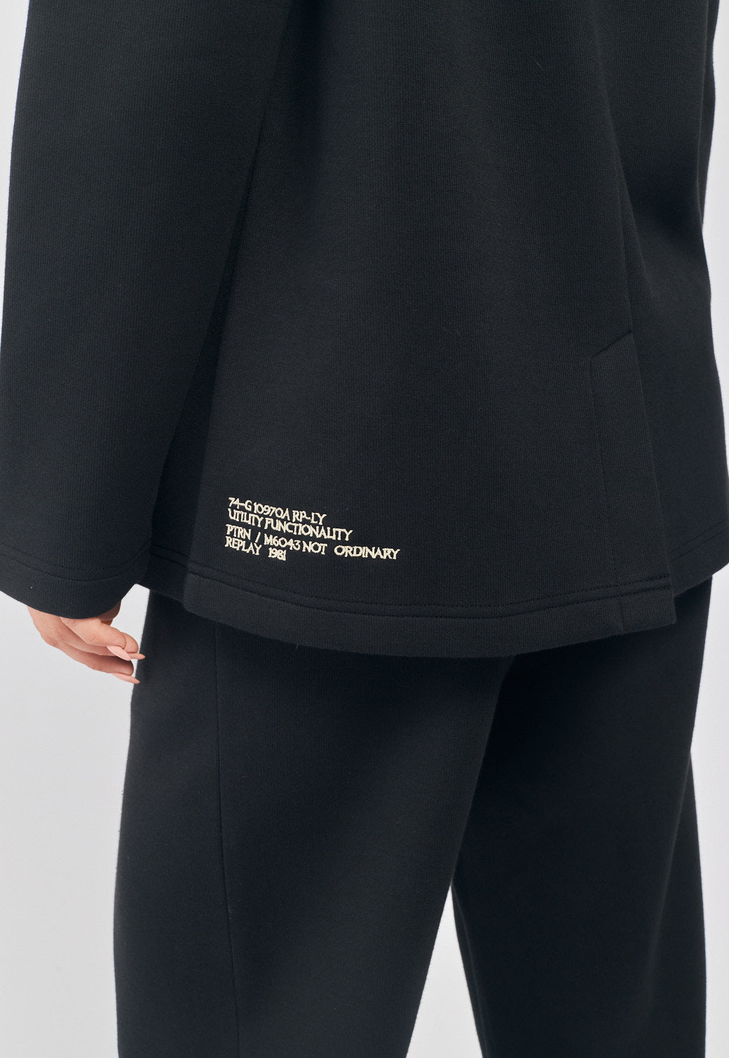 מכנסיים מתרחבים עם שסע נשים - Replay