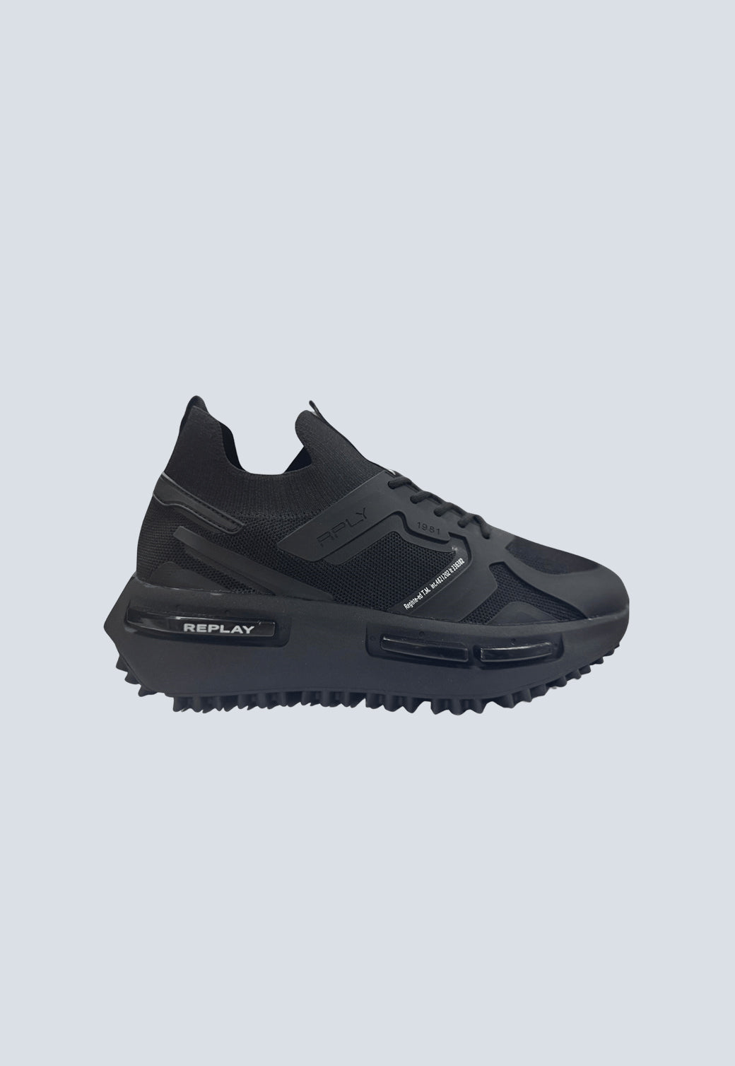 סניקרס לגברים בצבע שחור