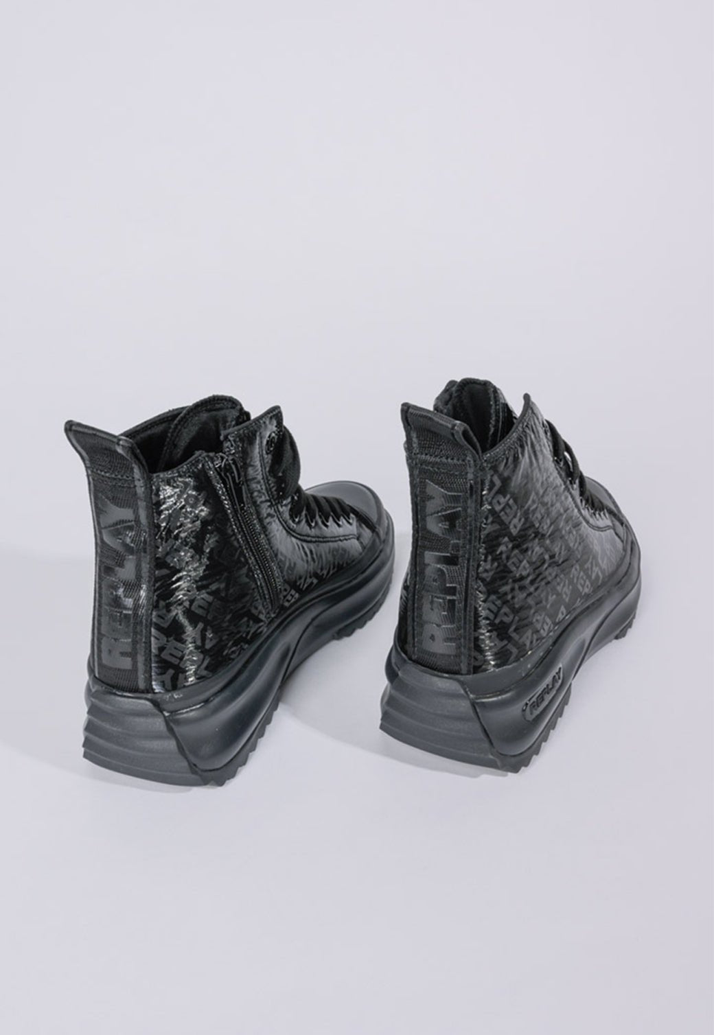 סניקרס גבוהות Aqua Allover נשים - Replay