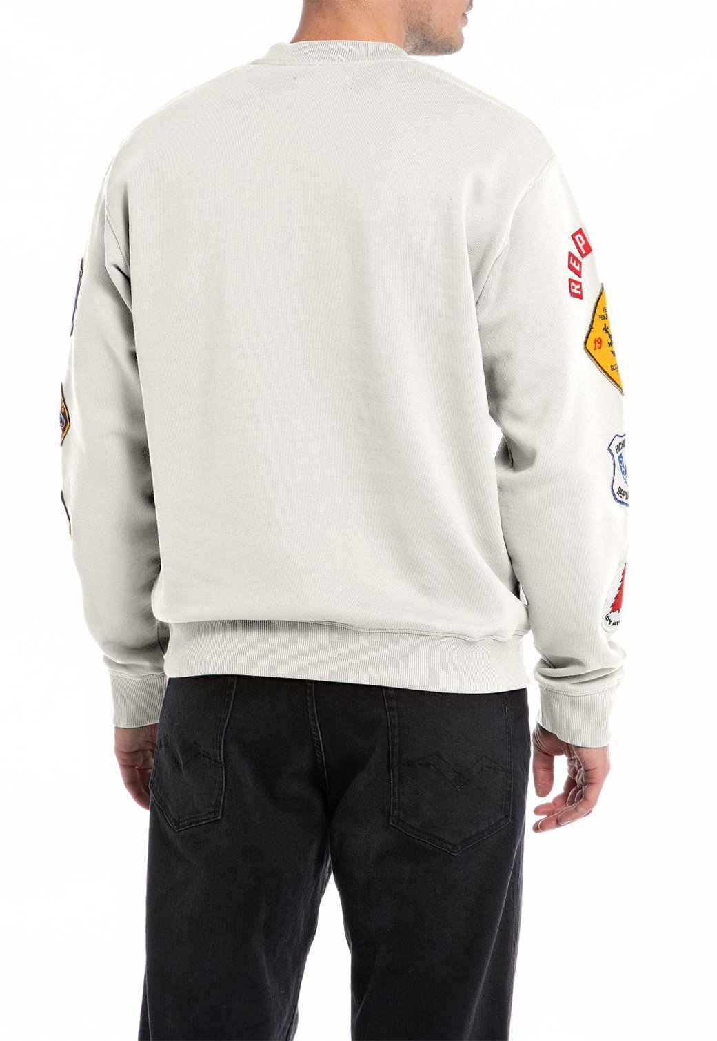 סווטשירט פאצ'ים גברים - Replay