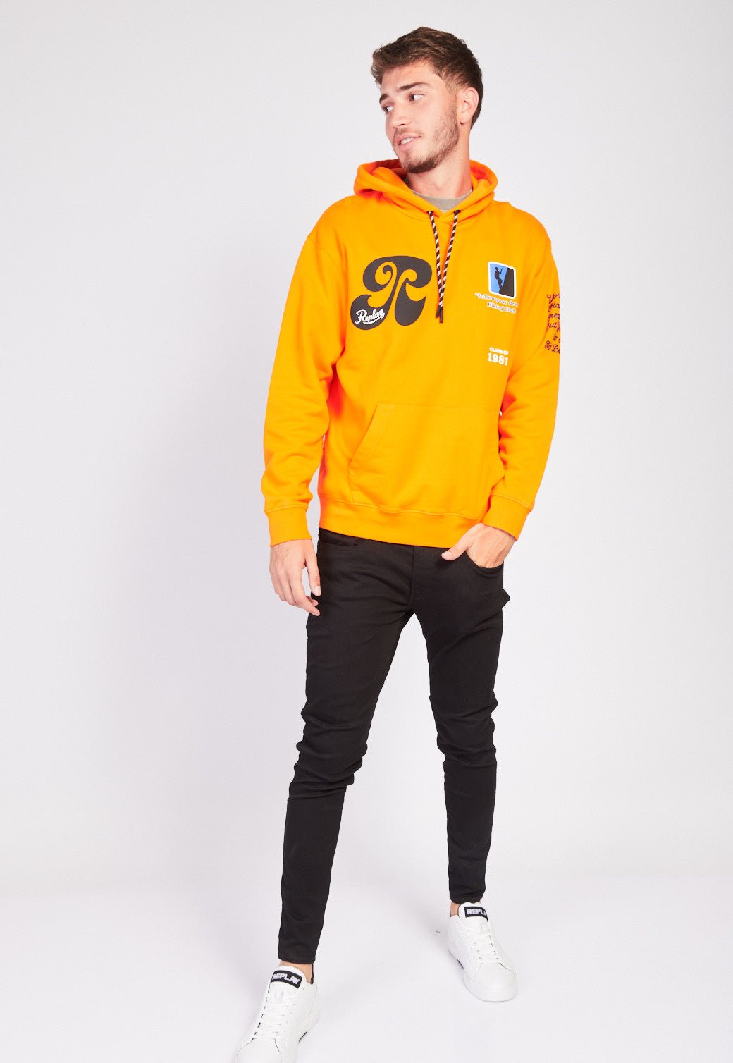 סווטשירט קפוצ'ון אר גברים - Replay