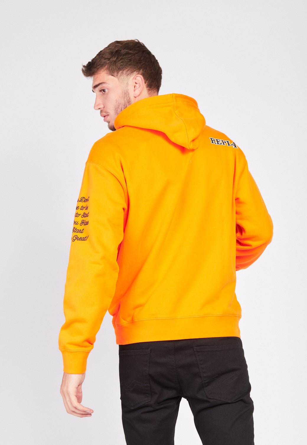 סווטשירט קפוצ'ון אר גברים - Replay