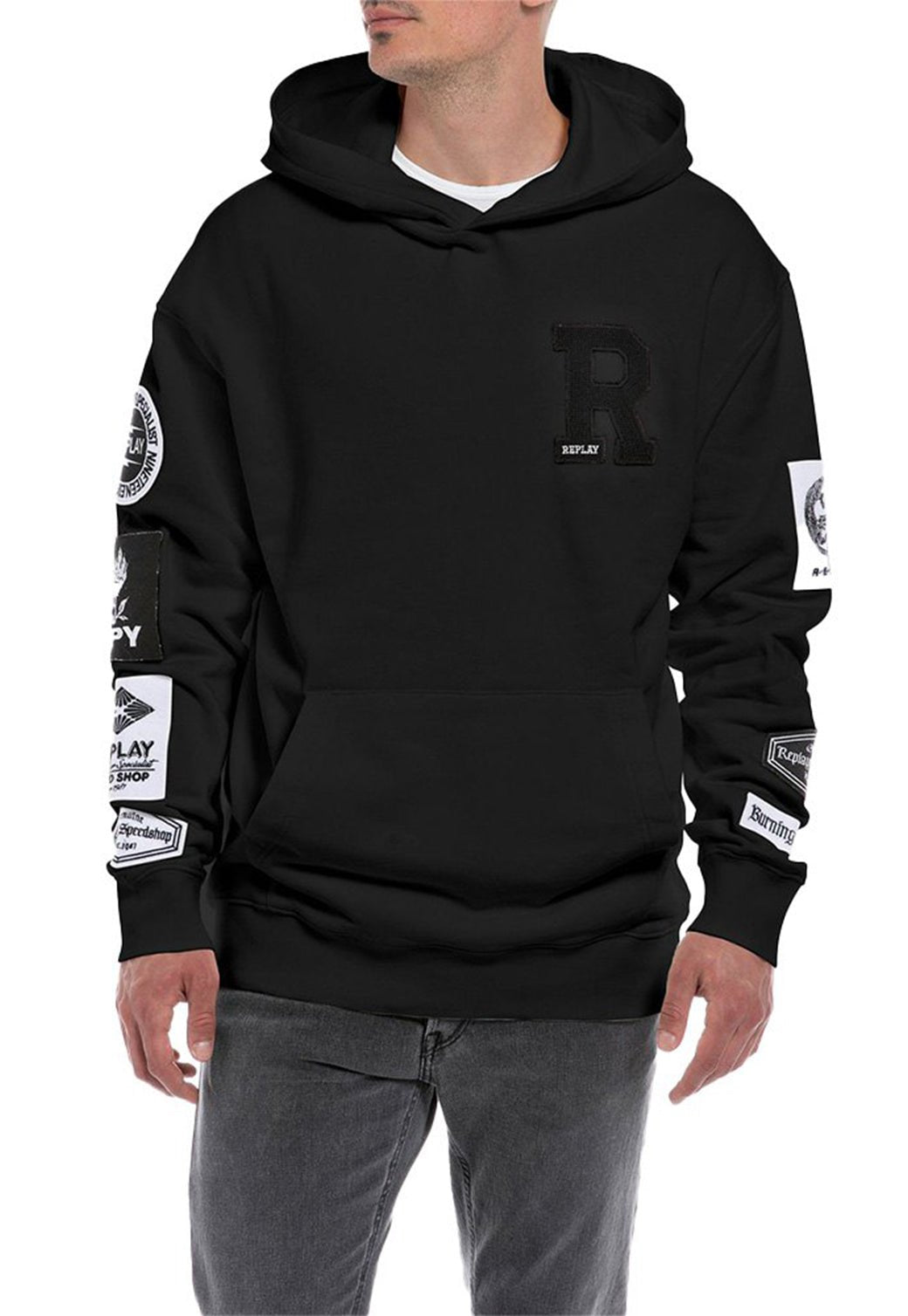 סווטשירט קפוצ'ון Fernando גברים - Replay