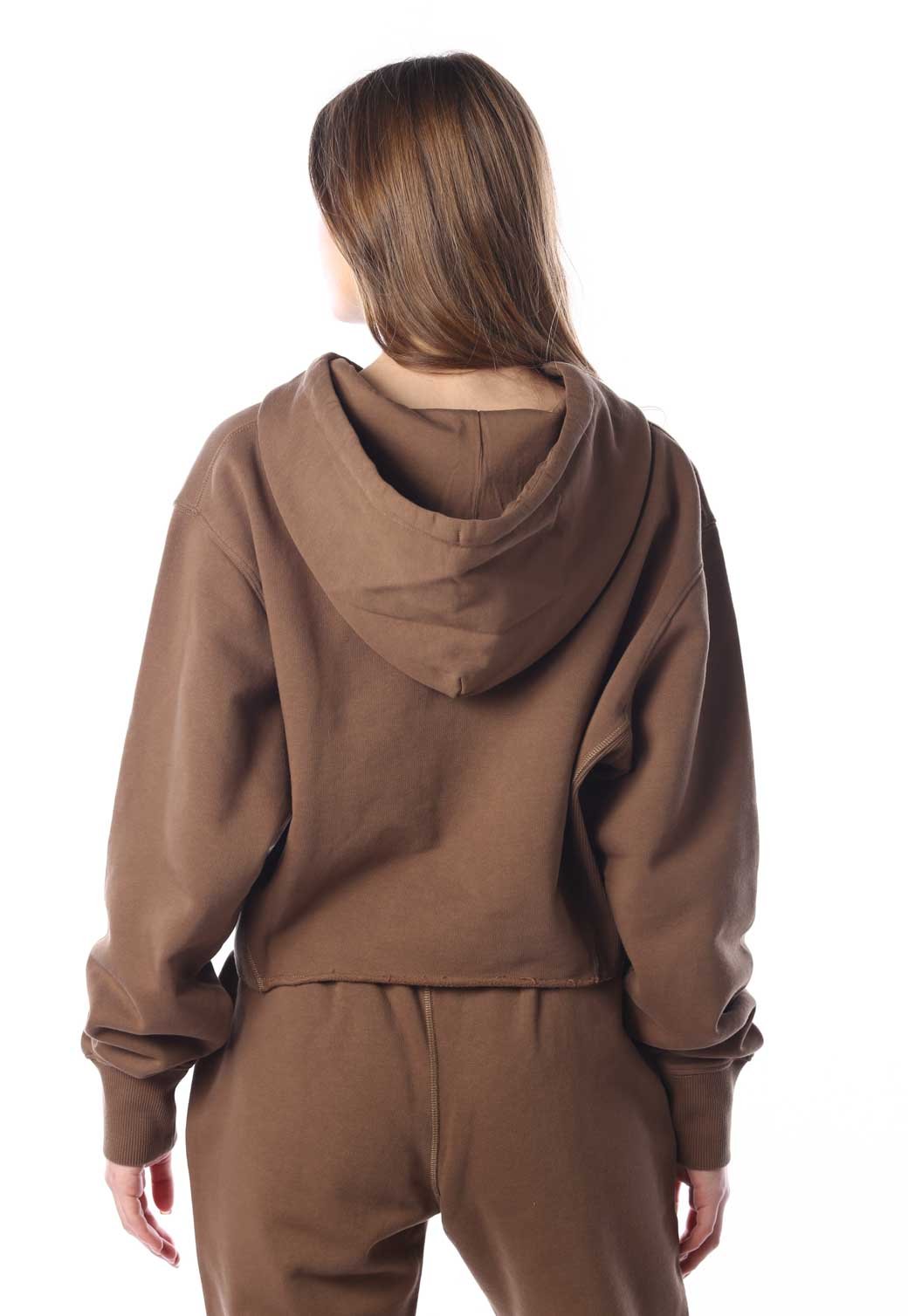 סווטשירט קפוצ'ון עם כיתוב בחזה נשים - Replay