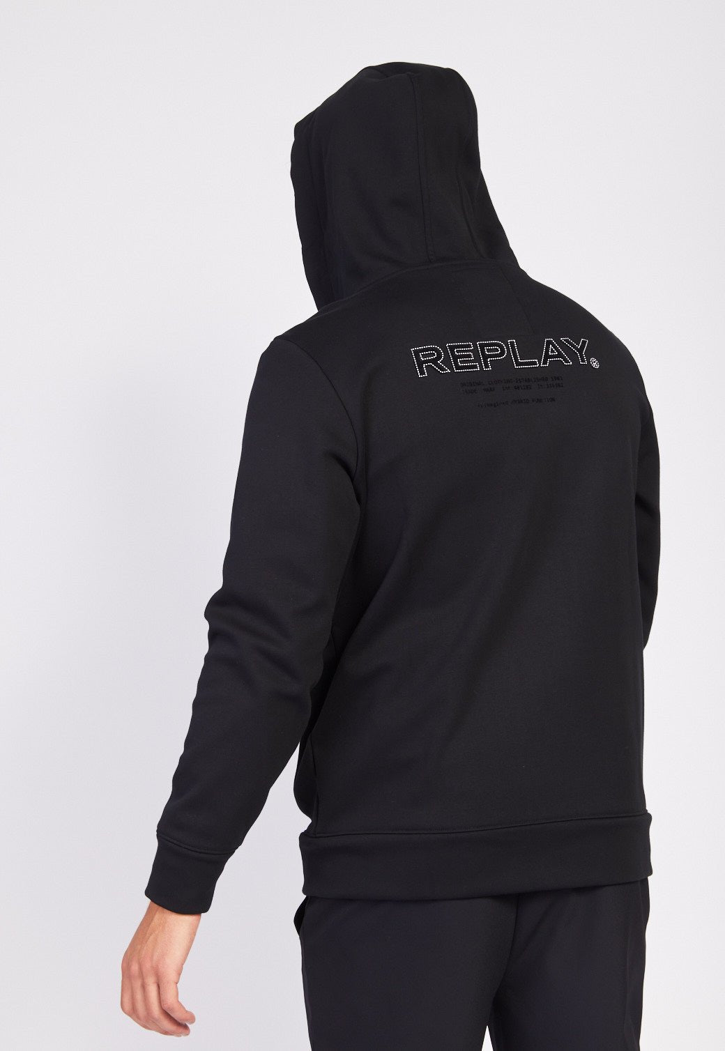 סווטשירט קפוצ'ון מרוכסן גברים - Replay