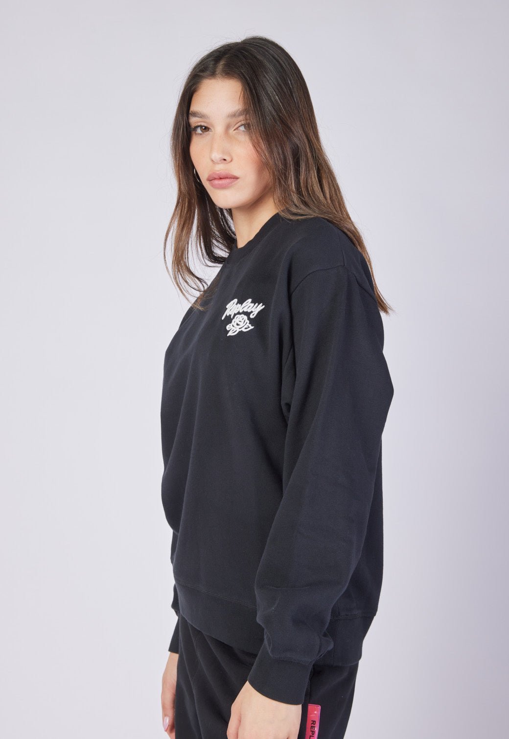 סווטשירט עם לוגו נשים - Replay