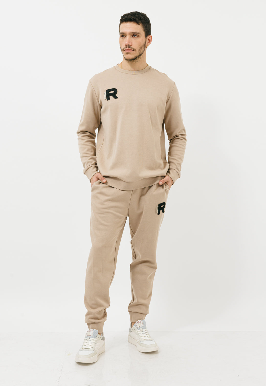 חליפת טרנינג שני חלקים לוגו גברים