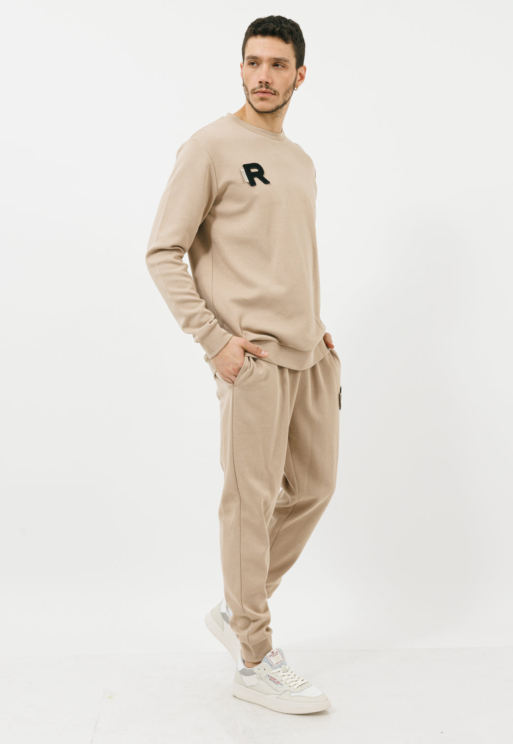 חליפת טרנינג שני חלקים לוגו גברים