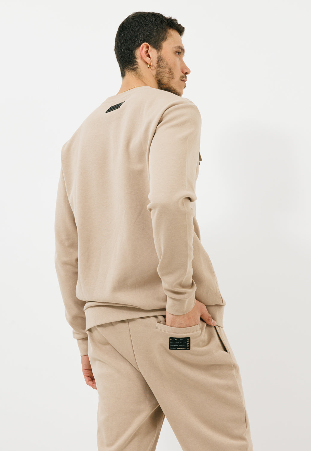 חליפת טרנינג שני חלקים לוגו גברים