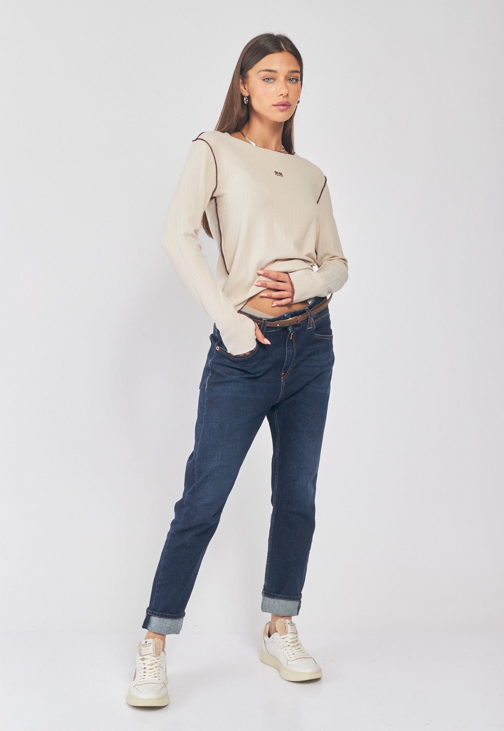 חולצה ארוכה נשים - Replay