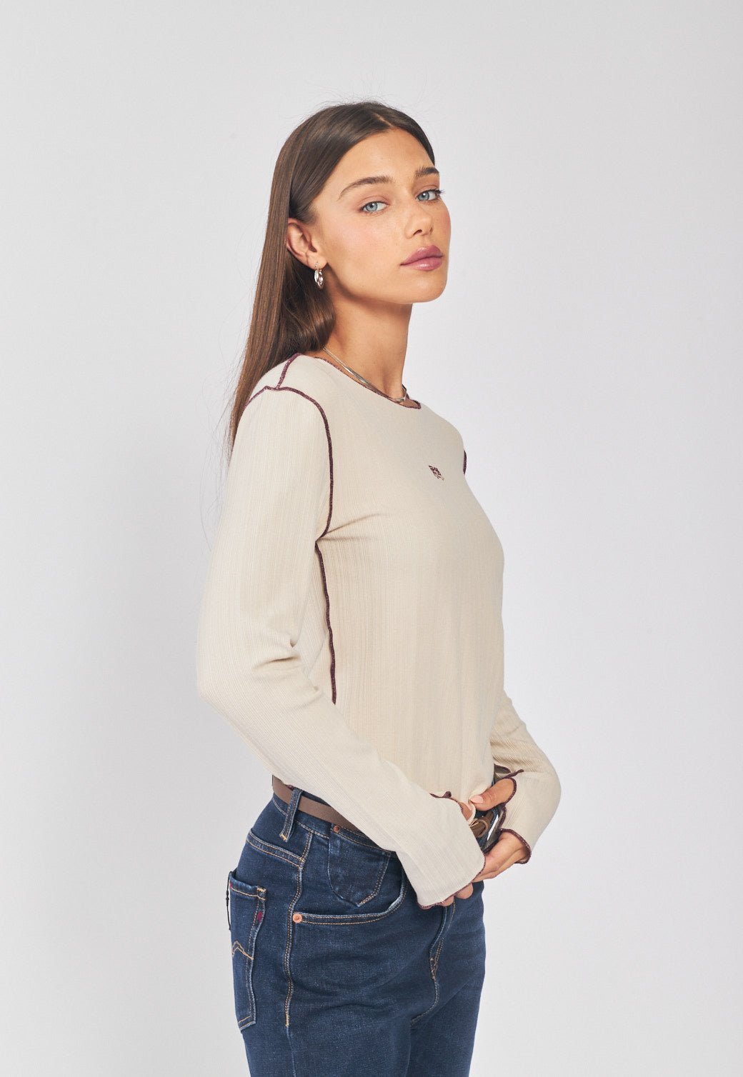 חולצה ארוכה נשים - Replay