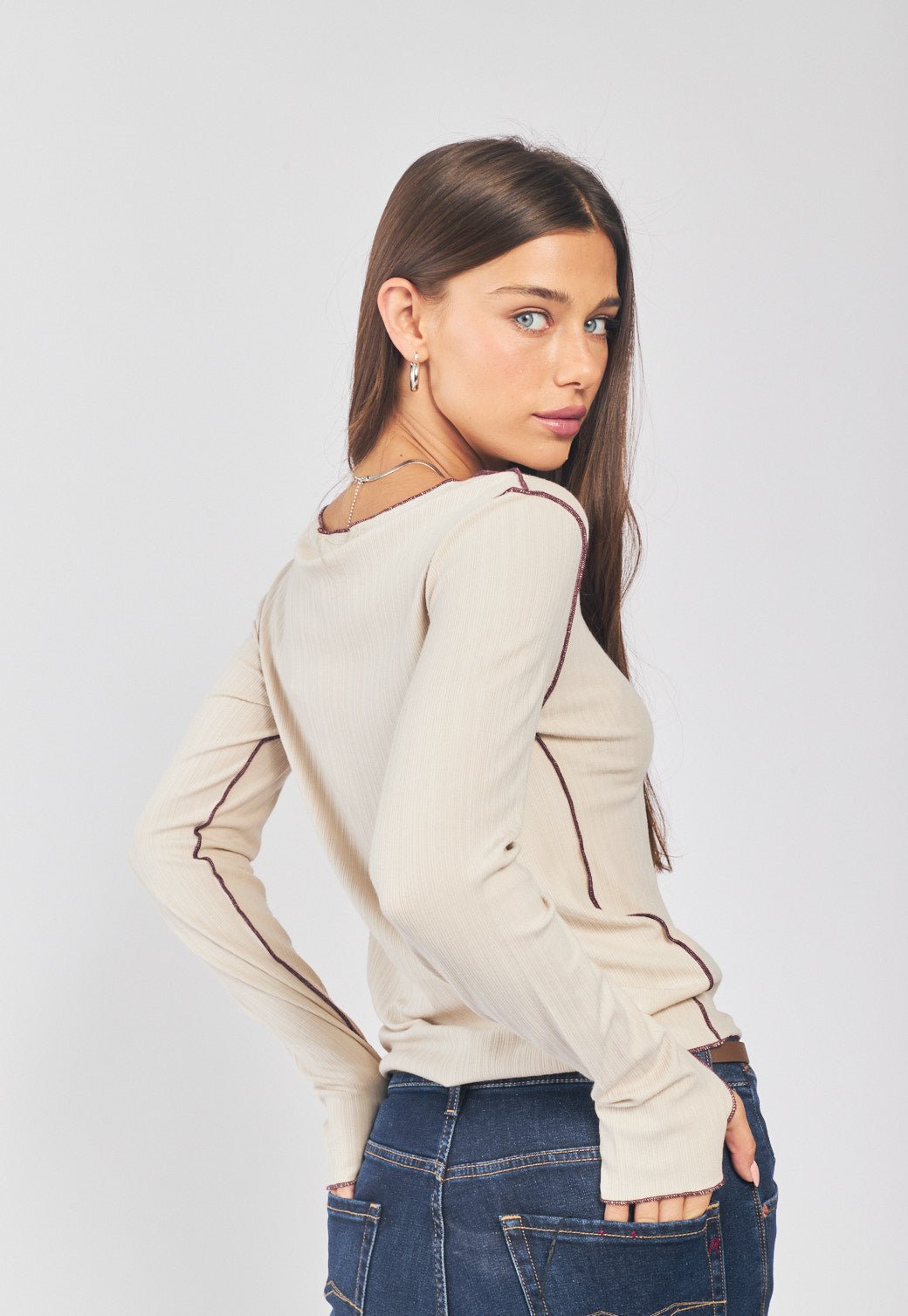 חולצה ארוכה נשים - Replay