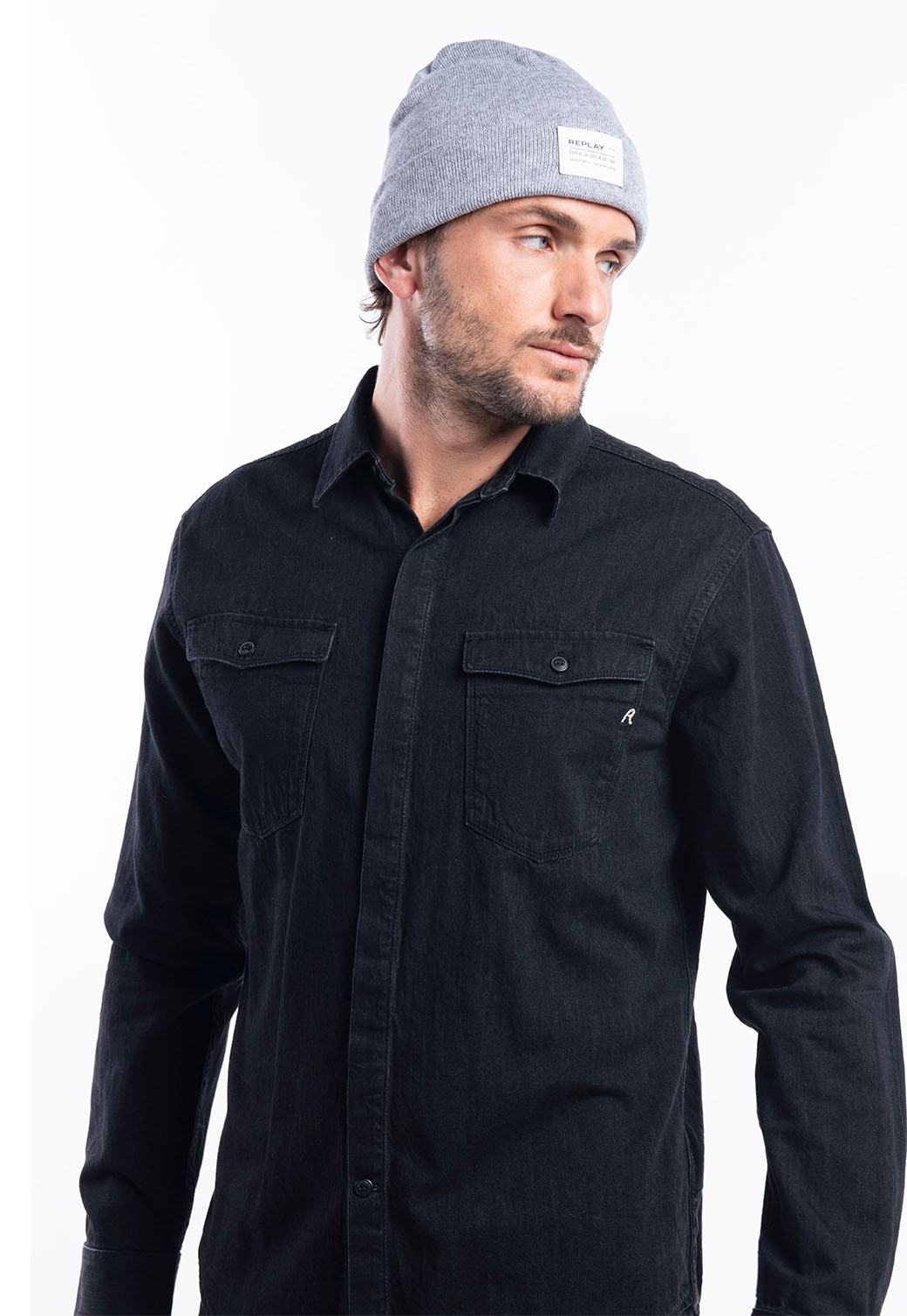 חולצה מכופתרת גברים - Replay