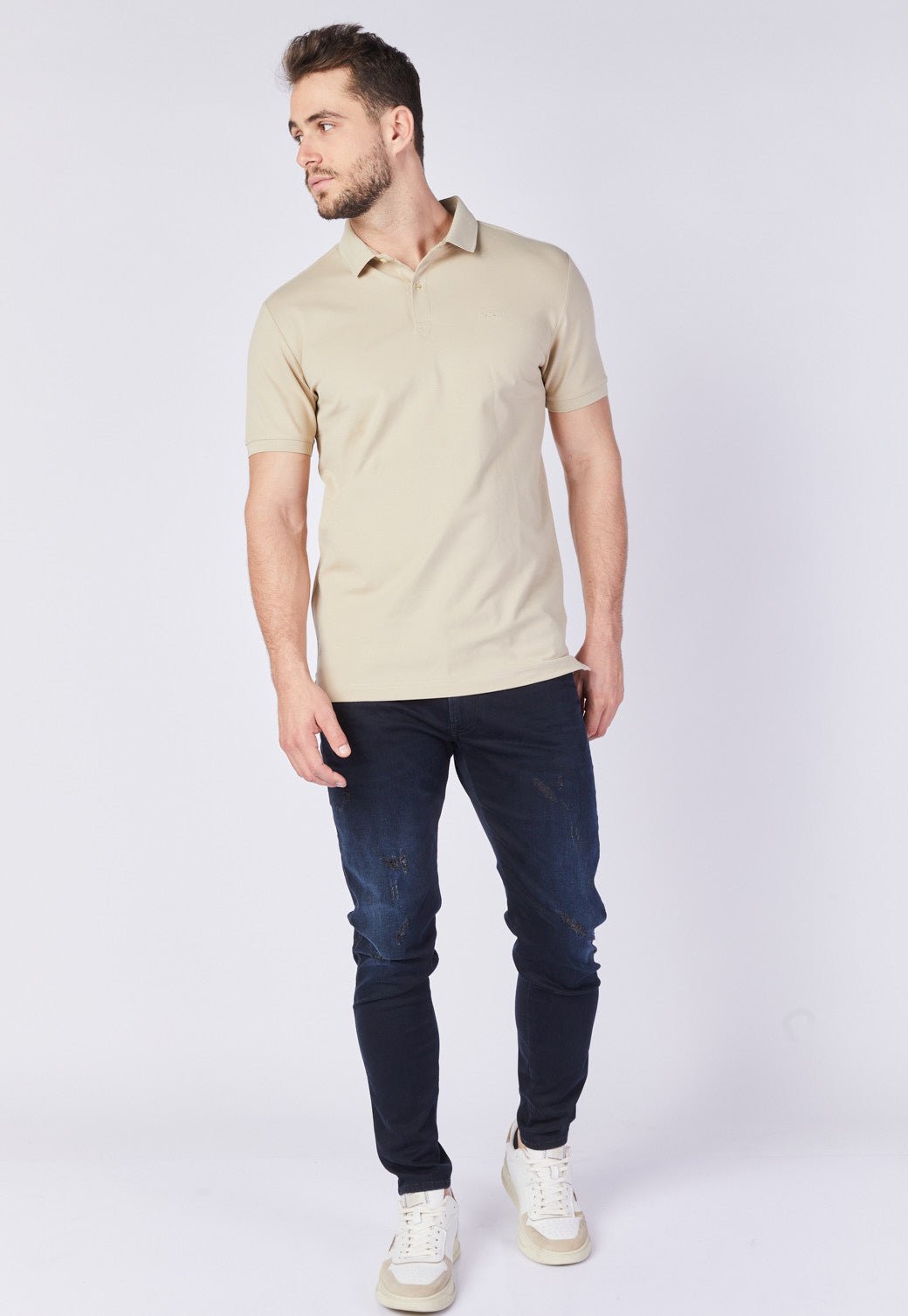 חולצת פולו פיקה קצרה גברים - Replay