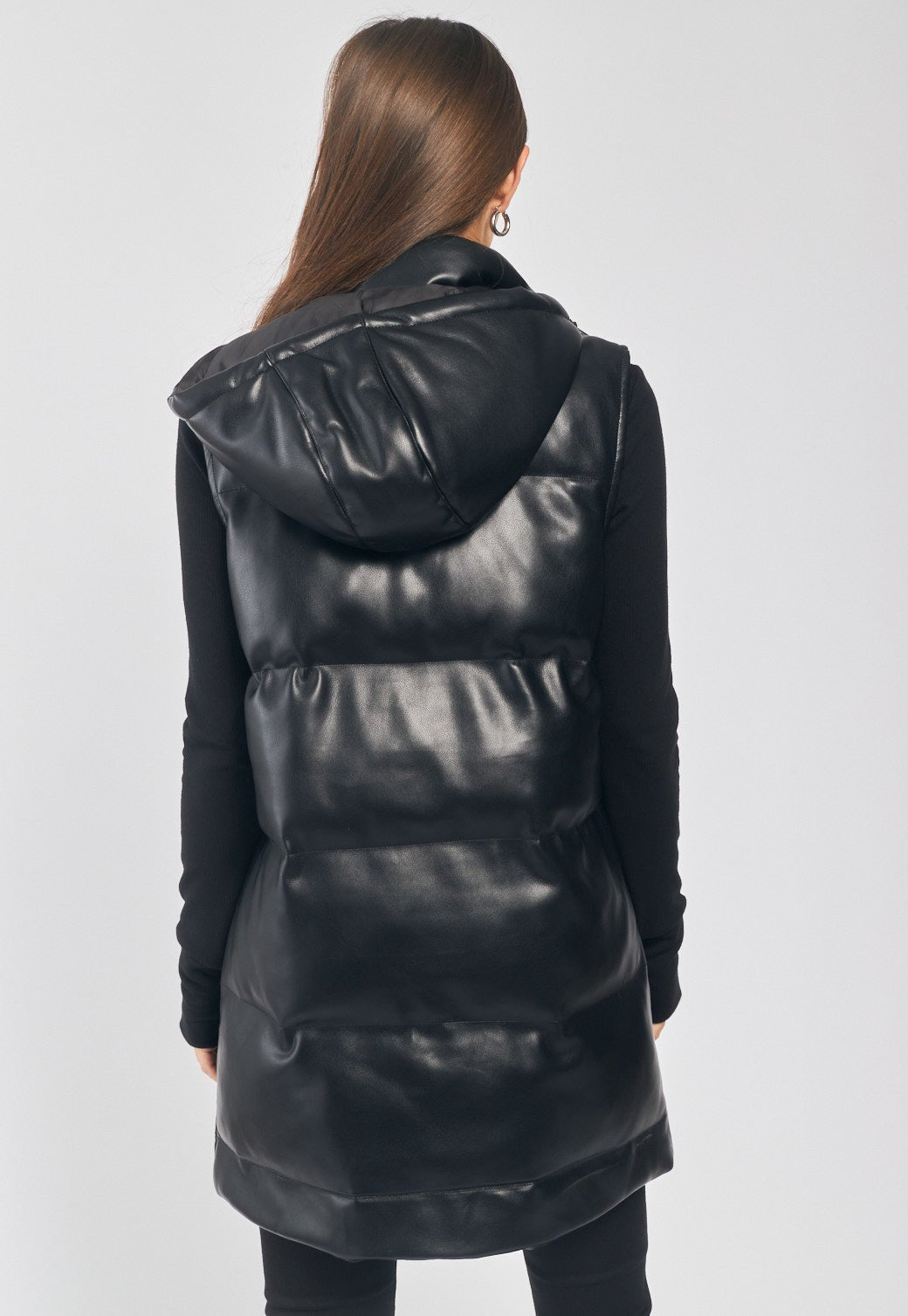 וסט פאפר דמוי עור נשים - Replay