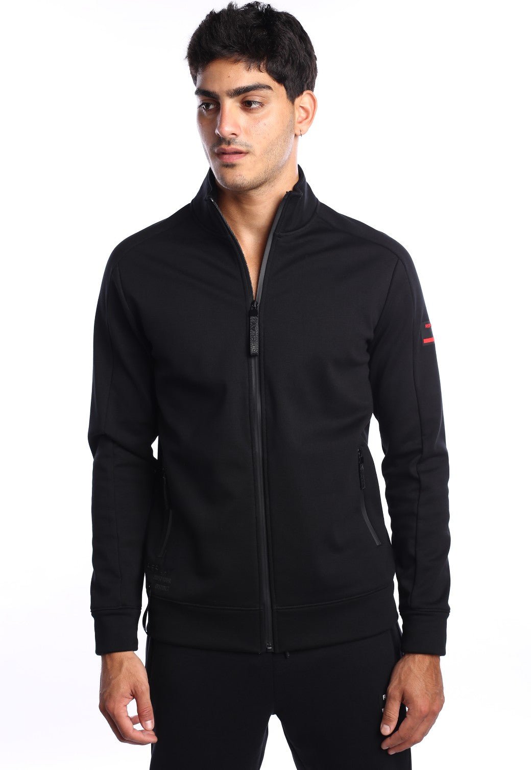 ג'קט בטנת וולור פנימית ארוך לוגו צד שמאל | גברים BLACK / L