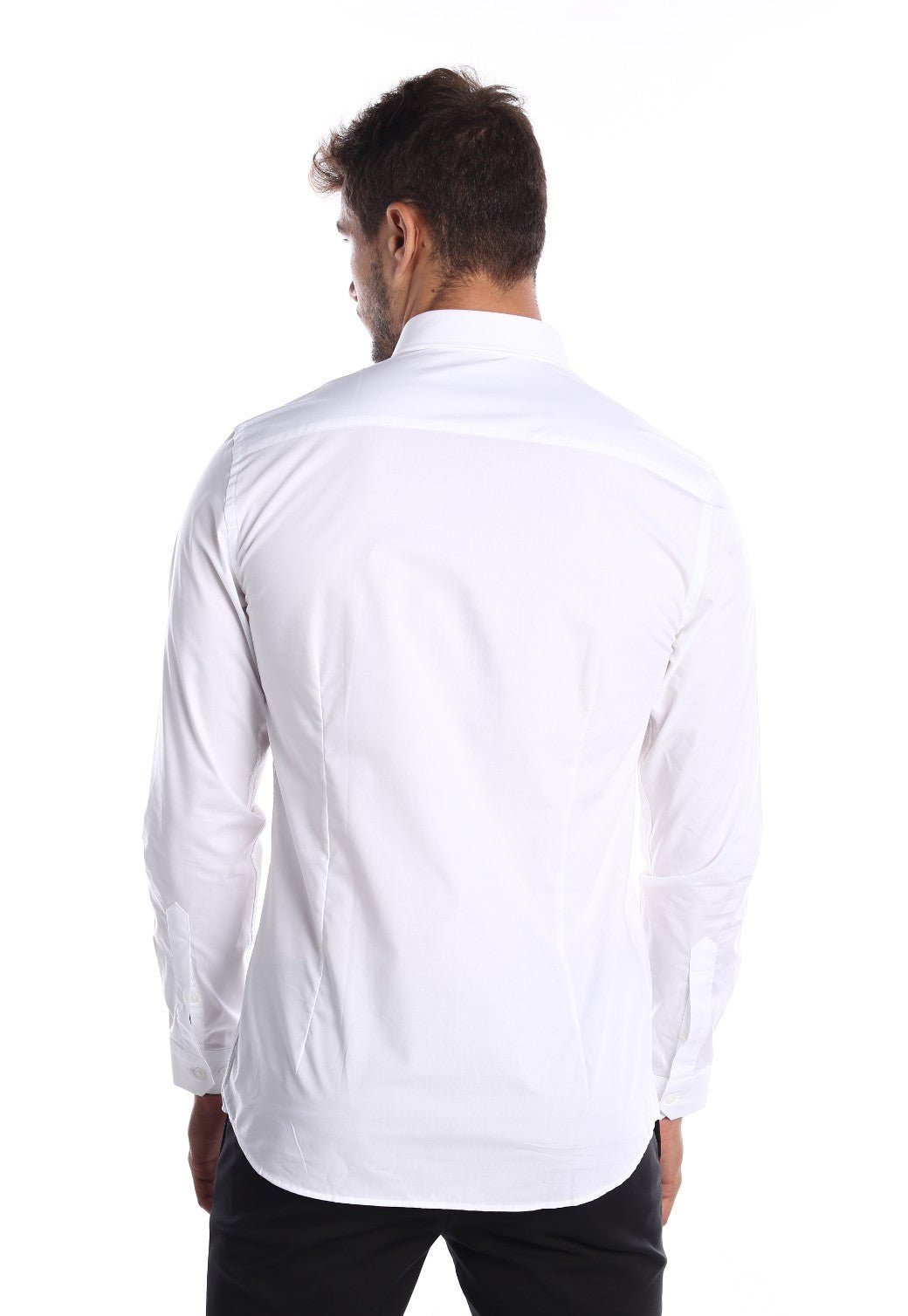 חולצה מכופתרת Slim Fit | גברים WHITE / L