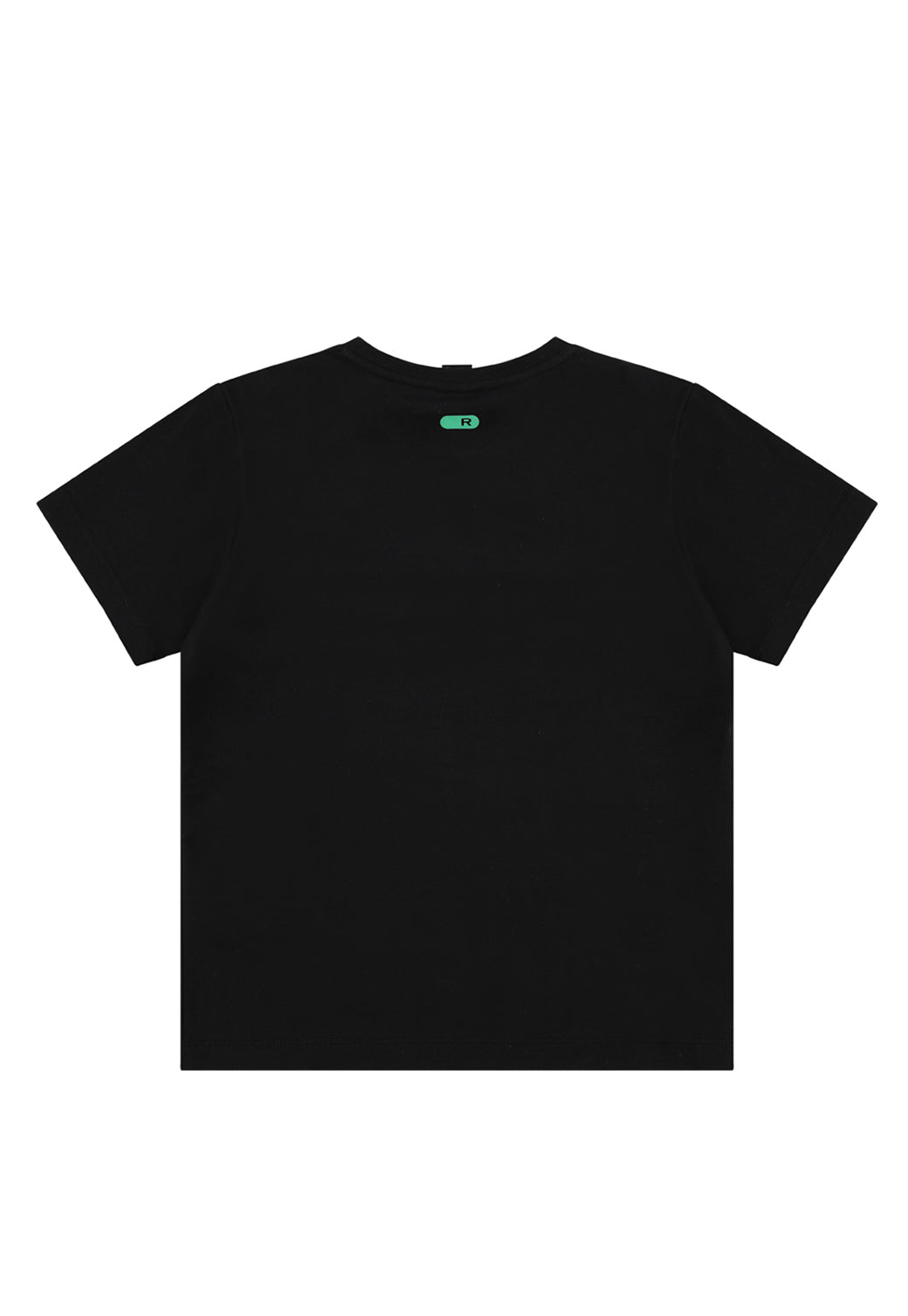טי שירט קצרה עם הדפס תמונה | ילדים BLACK / 8