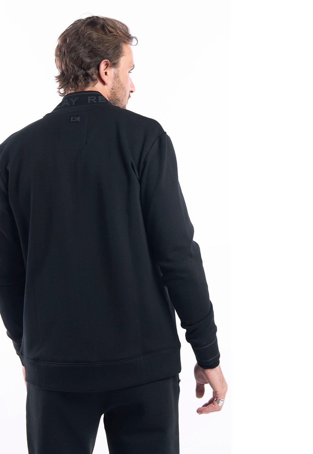 ז׳קט בומבר לוגו | גברים BLACK / L