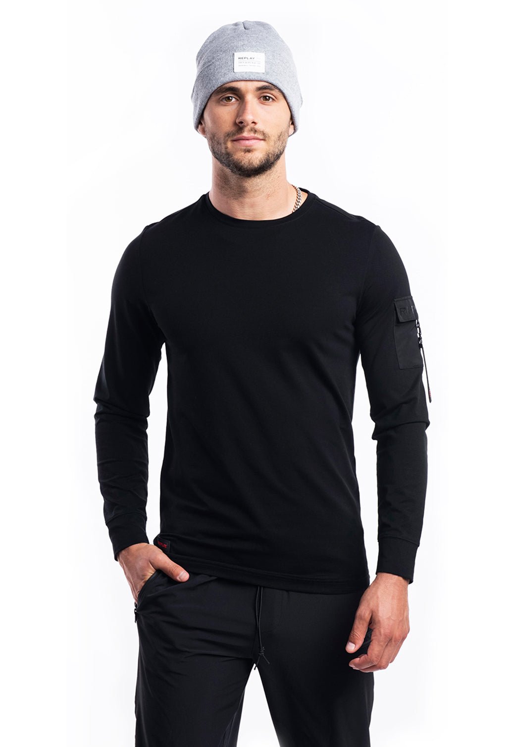 טי שירט כיס | גברים WHITE / L