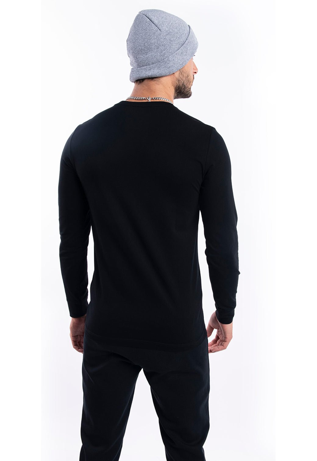 טי שירט שרוול ארוך | גברים ORANGE / L