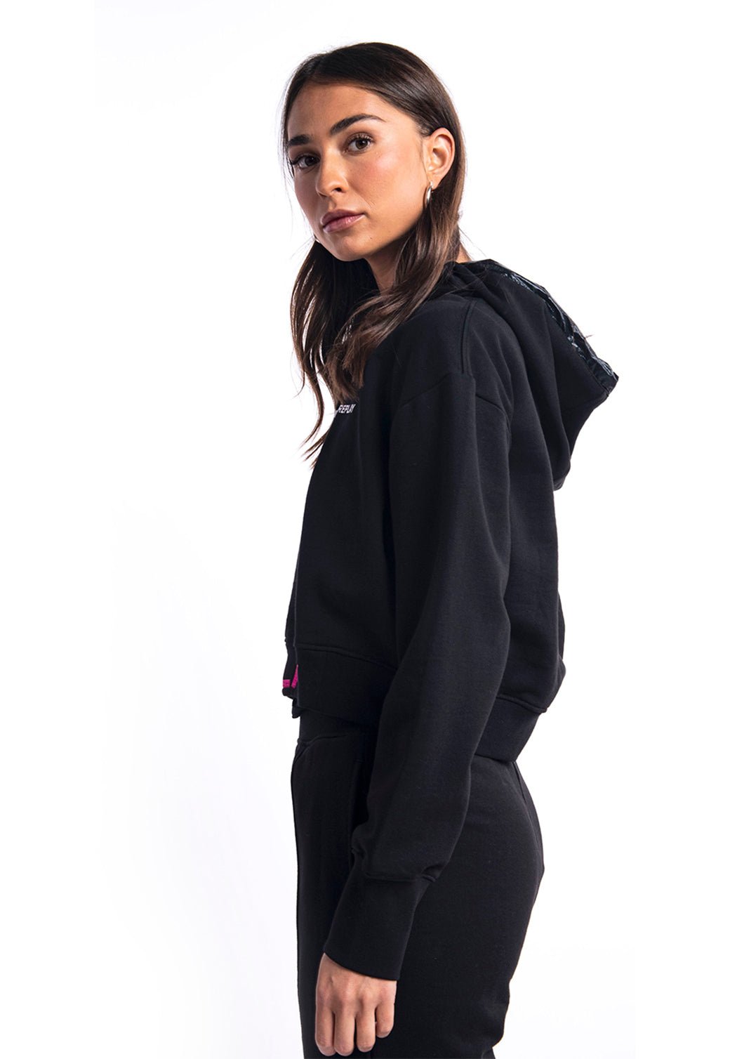 סווטשירט לוגו מותן | נשים BLACK / S