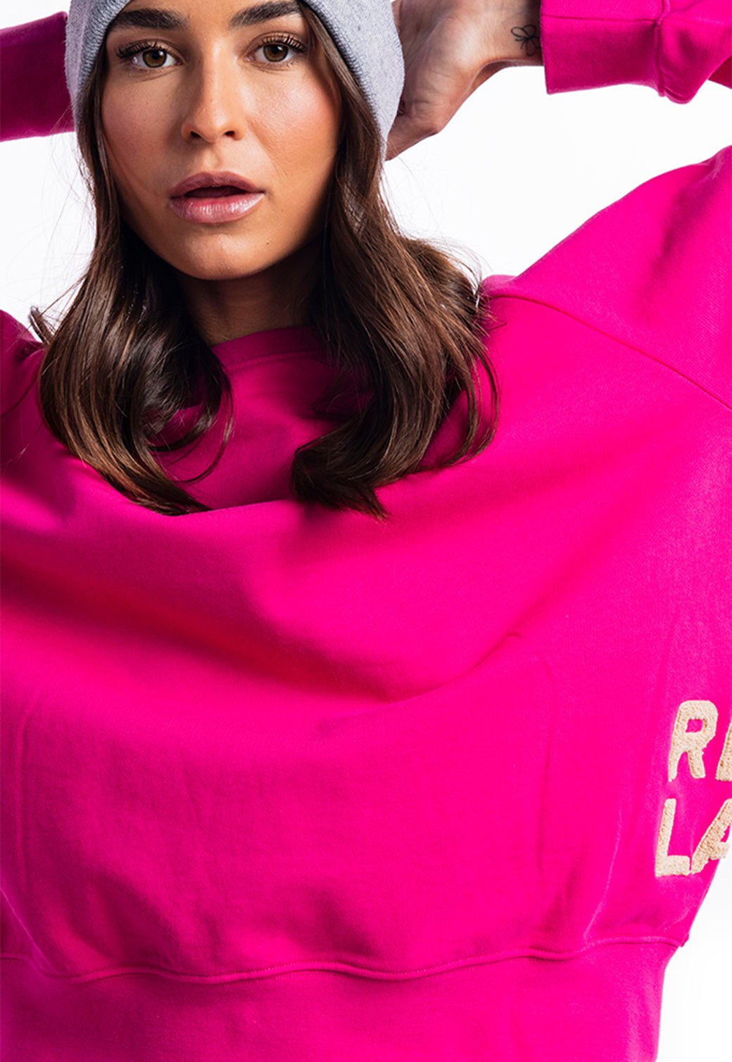 סווטשירט אמריקאי | נשים PURPLE / S