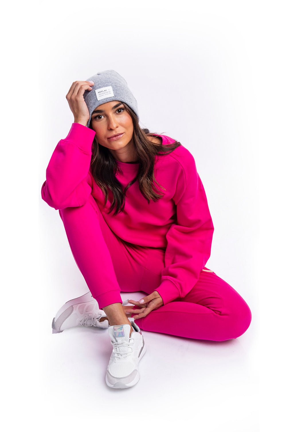 סווטשירט אמריקאי | נשים PURPLE / S