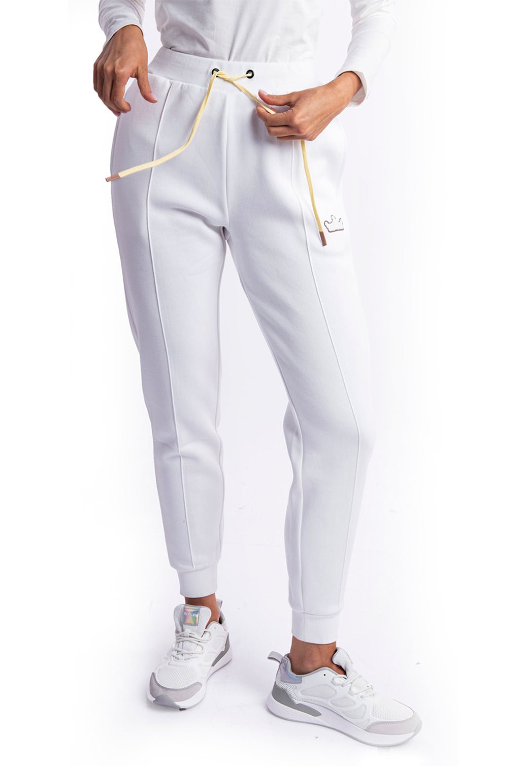 מכנסי טרנינג ארוכים | נשים WHITE / S