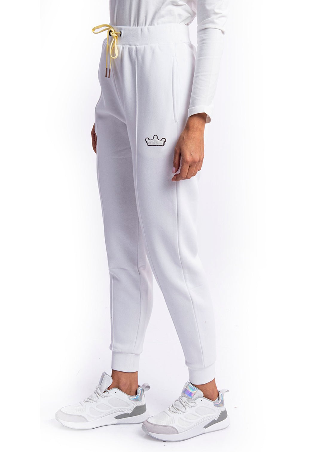 מכנסי טרנינג ארוכים | נשים WHITE / S