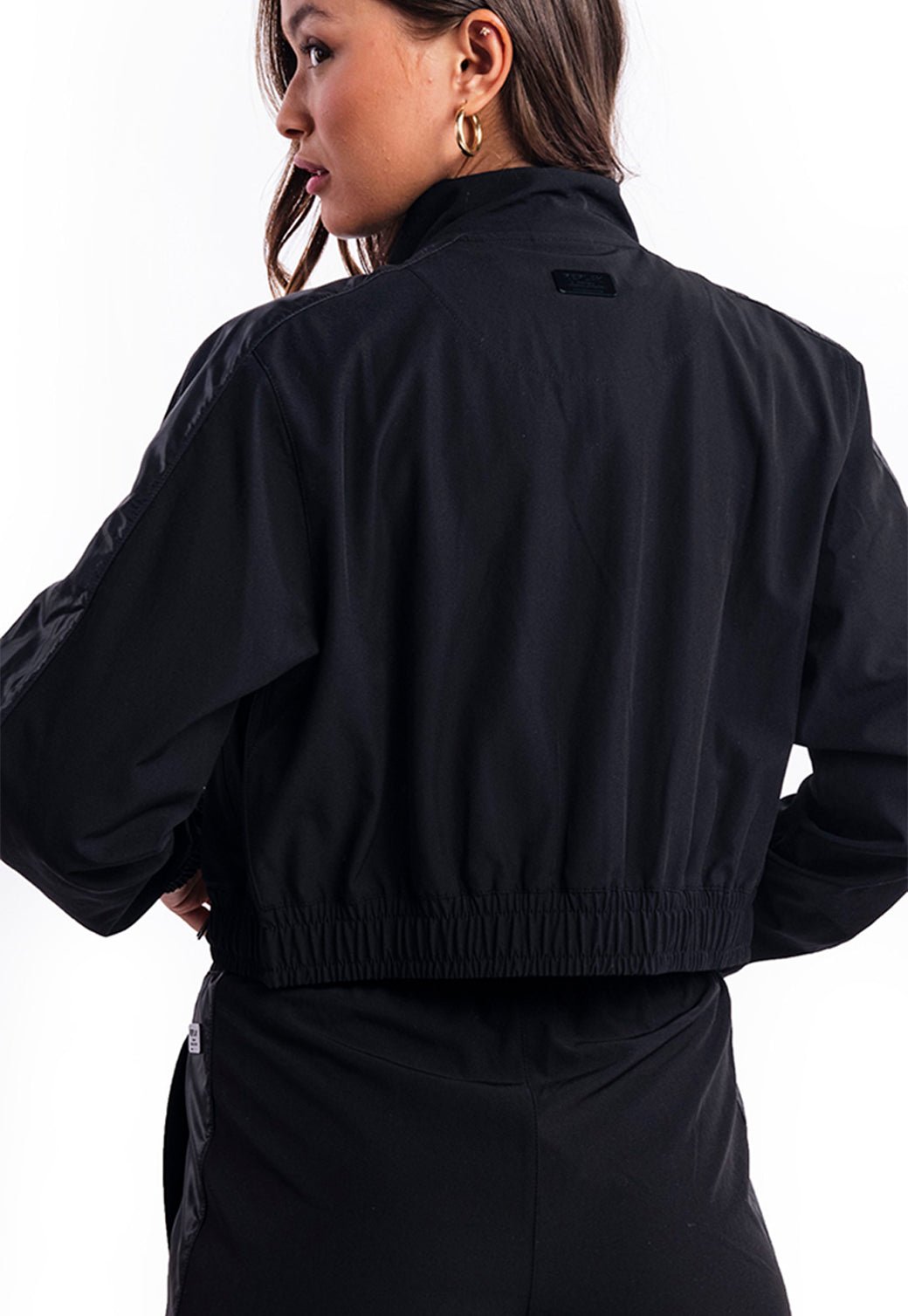 ז׳קט ניילון פיט | נשים BLACK / S