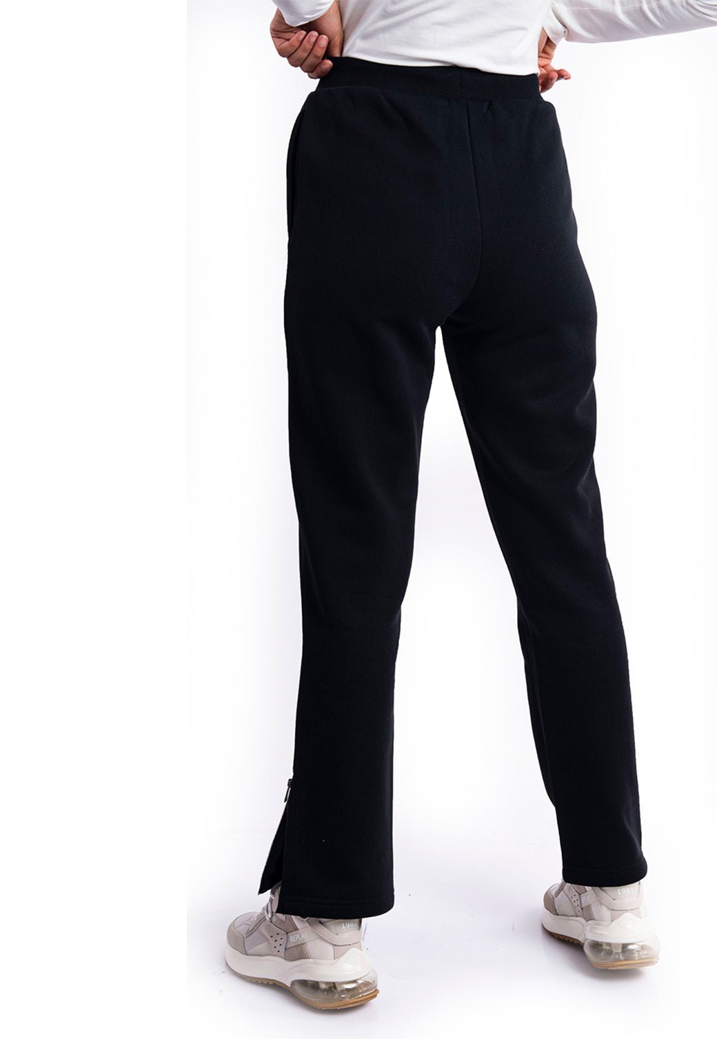 מכנסי טרנינג ארוכים | נשים BLACK / S