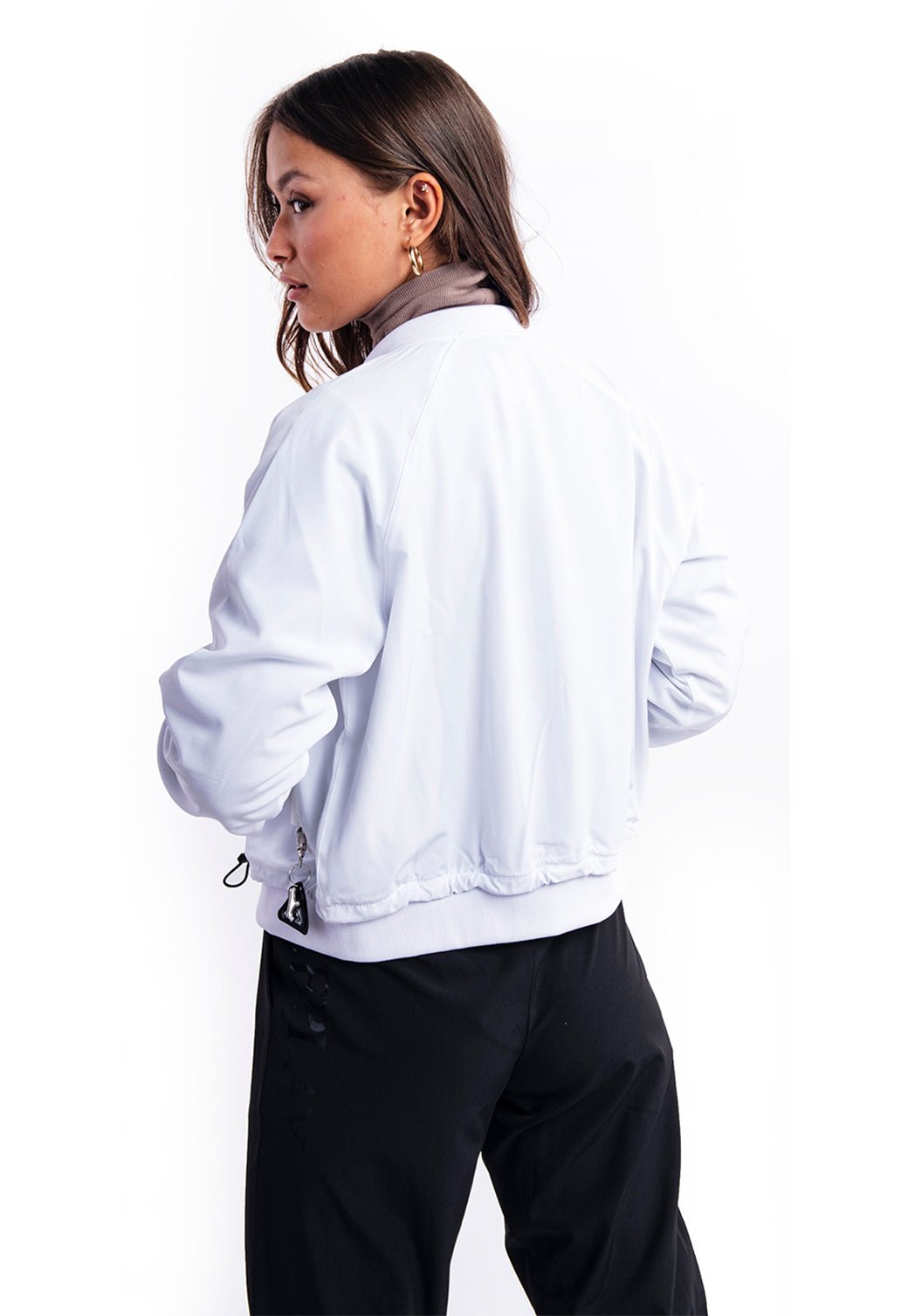 ז׳קט בומבר | נשים WHITE / S