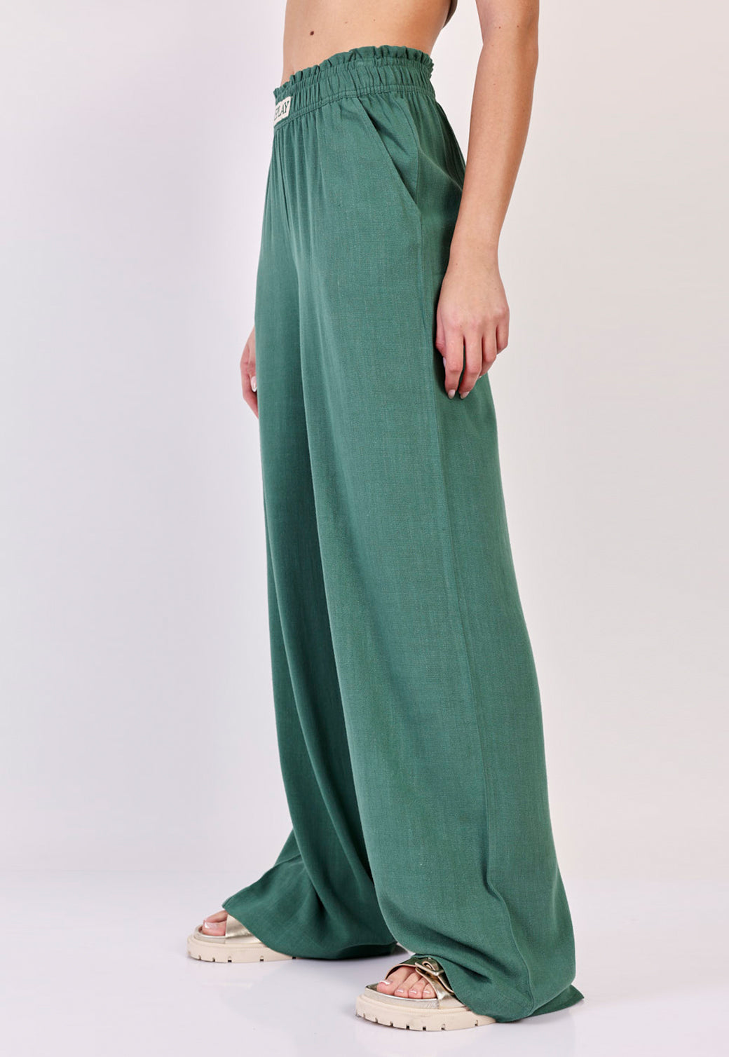 מכנסיים ארוכים Rayon Wide Leg נשים