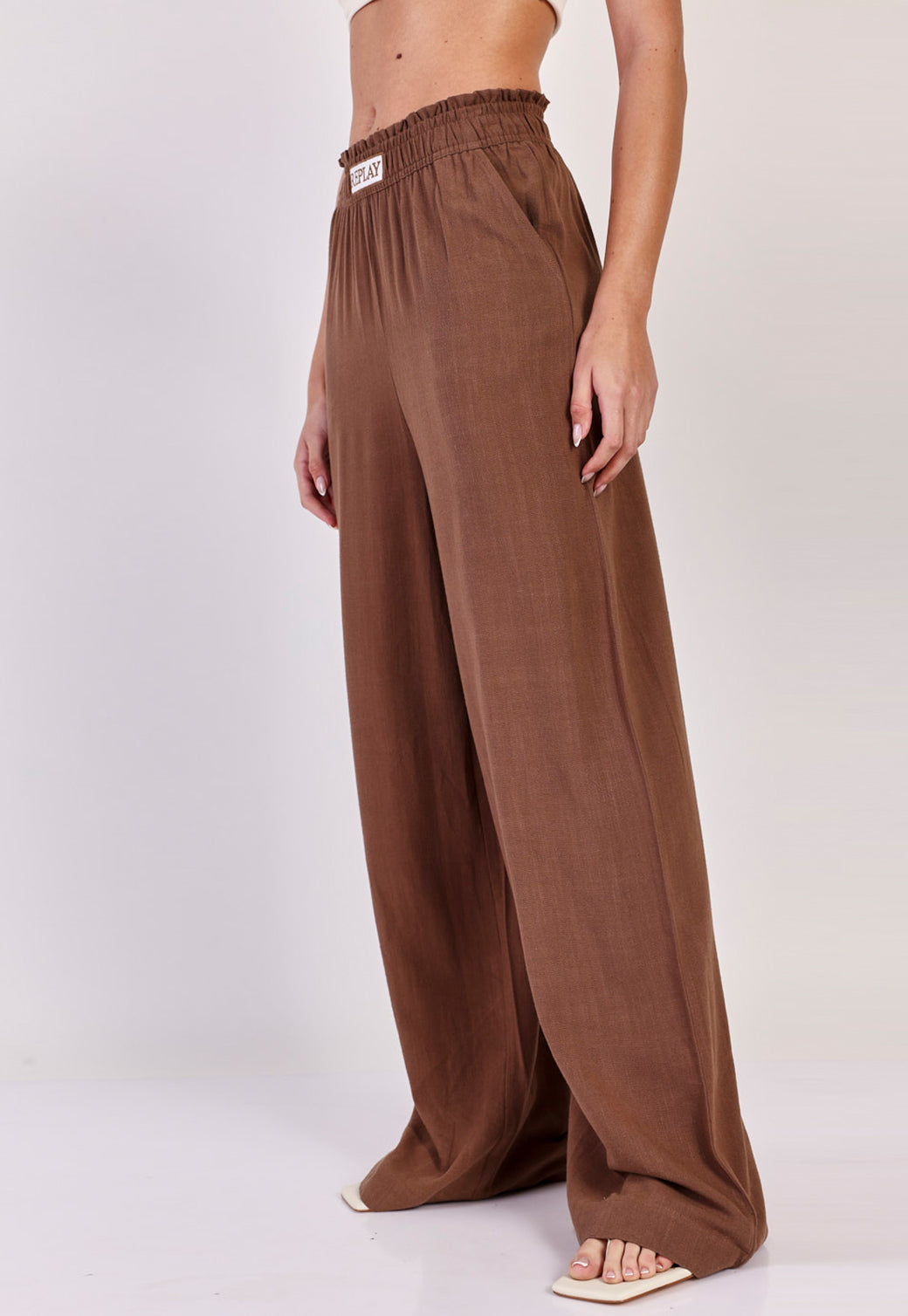 מכנסיים ארוכים Rayon Wide Leg נשים