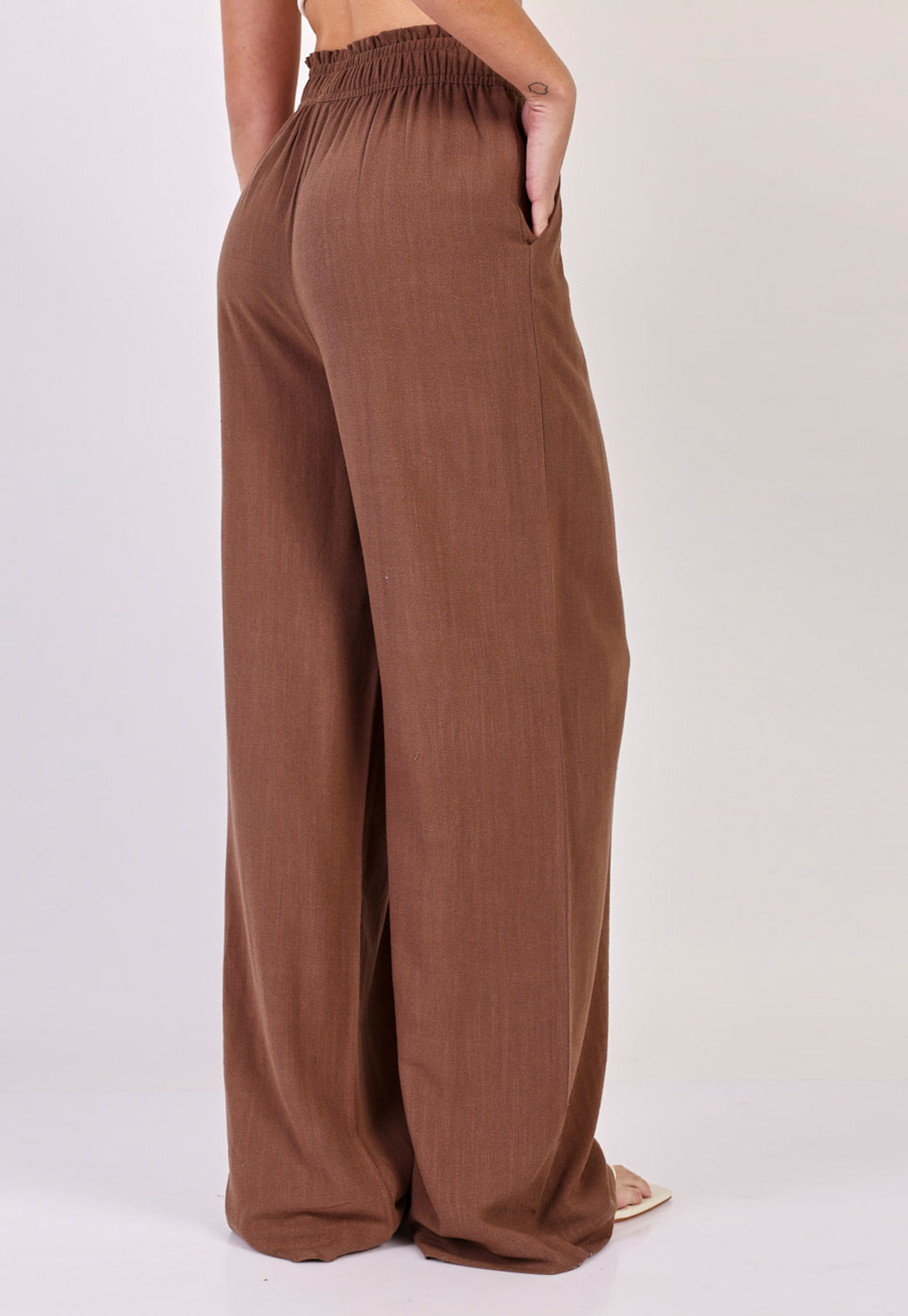 מכנסיים ארוכים Rayon Wide Leg נשים