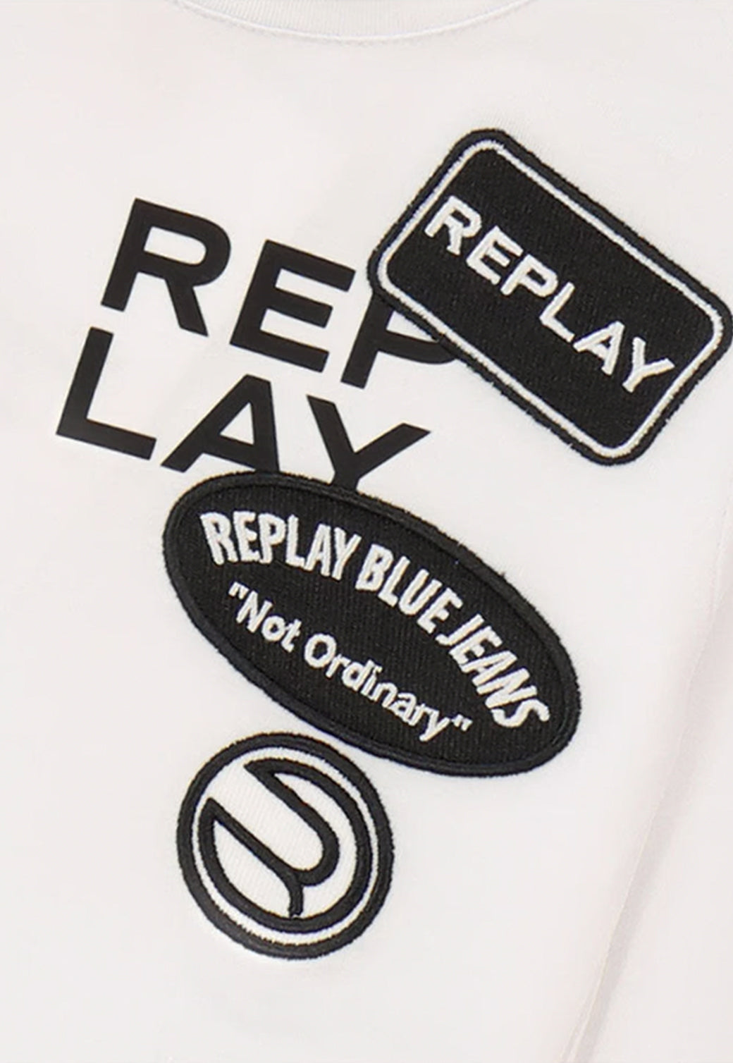 חולצה לתינוקות עם שרוול ארוך בצבע לבן