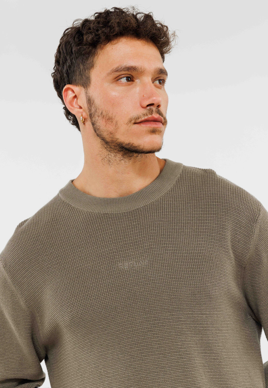 סריגים  לגברים בצבע ירוק