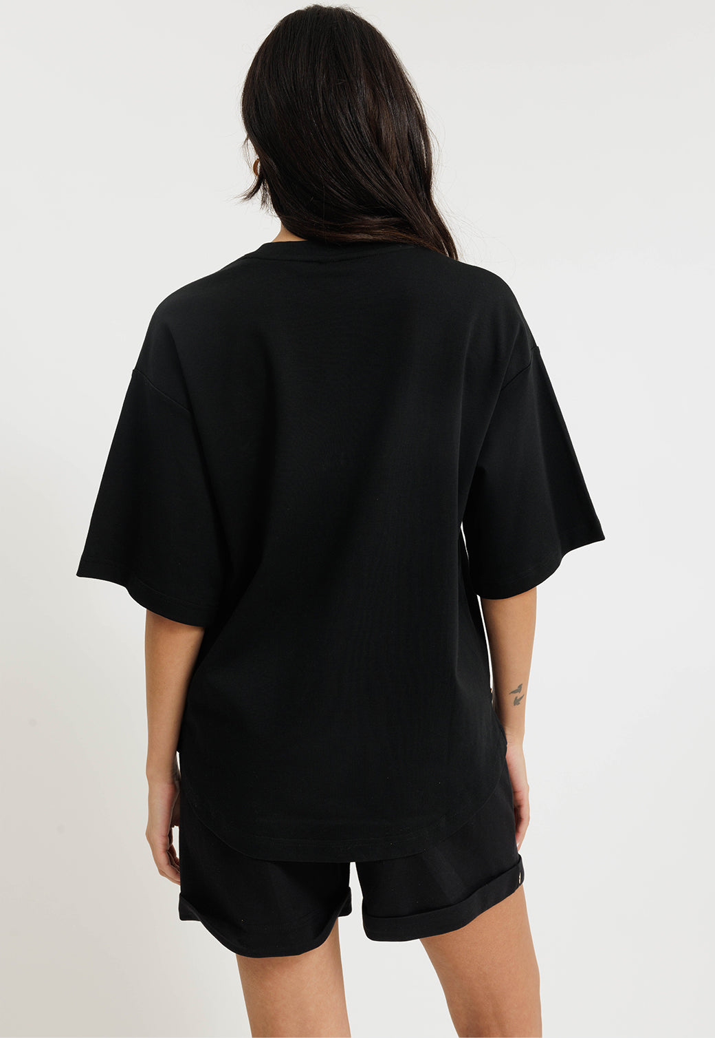W INTERLOCK SS SHIRT 25273821T BLACK 99